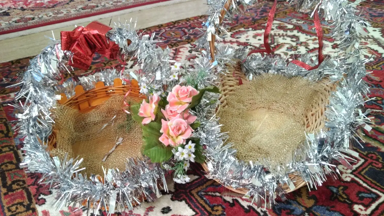 سبد حصیری|صنایع دستی و سایر لوازم تزئینی|تبریز, |دیوار