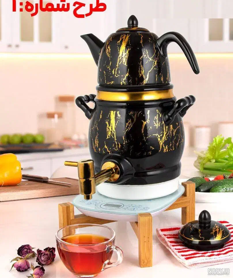 چای ساز برقی سرامیکی صفحه لمسی|سماور، چایساز، قهوهساز|مشهد, زمرد|دیوار