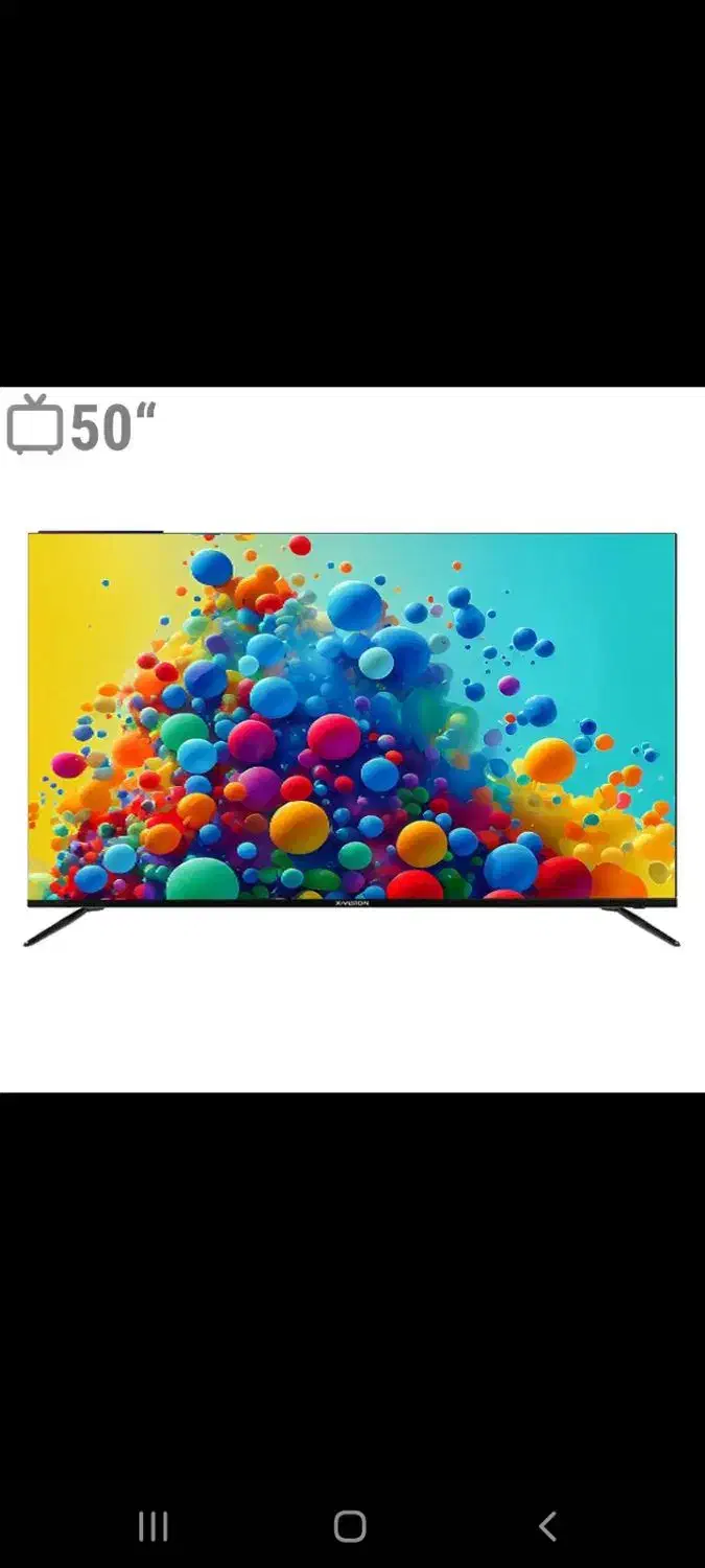 ال ای دی ایکس ویژن  هوشمند فورکی ۵۰ اینچ Xvision50|تلویزیون و پروژکتور|شیراز, شهرک قمشه|دیوار