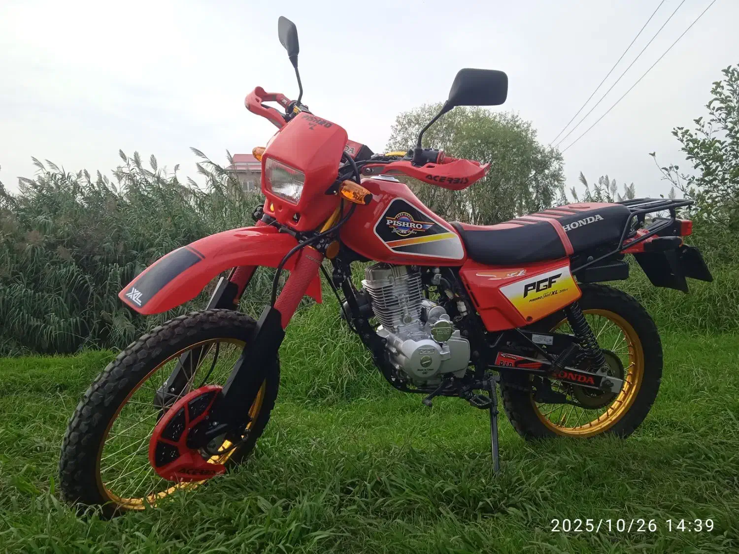 موتورسیکلت انژکتور پیشرو xl200|موتورسیکلت|رودسر, |دیوار