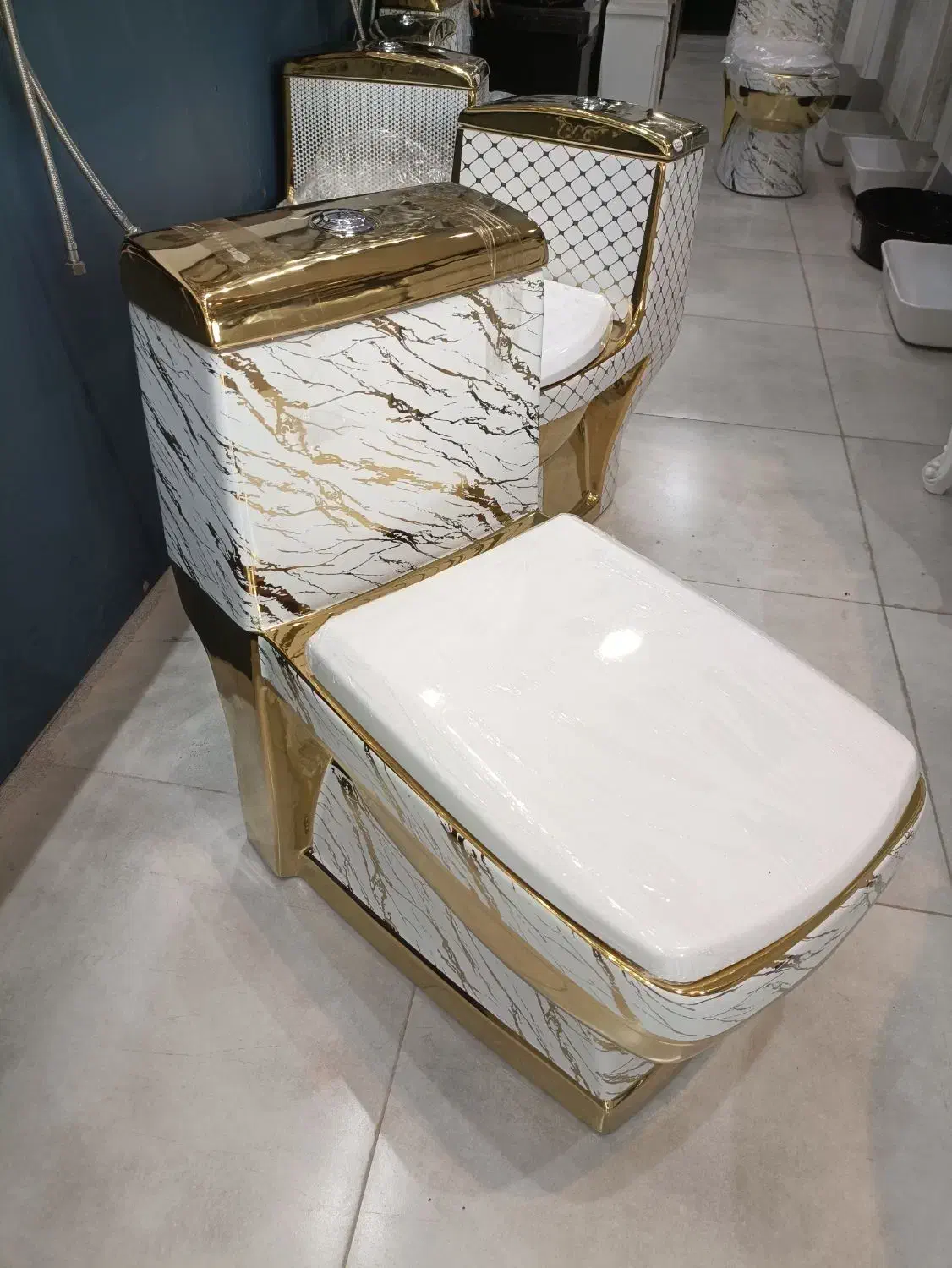 توالت فرنگی سفید طلایی|لوازم سرویس بهداشتی|پردیس, فاز ۱|دیوار