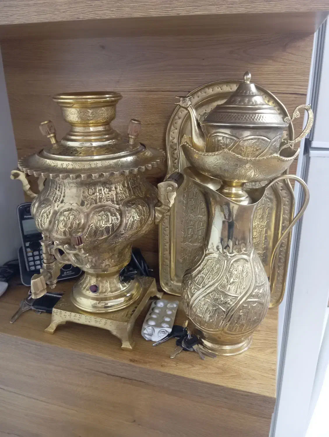 سماور برنجی|کلکسیون اشیاء عتیقه|تهران, شهرک رضویه|دیوار