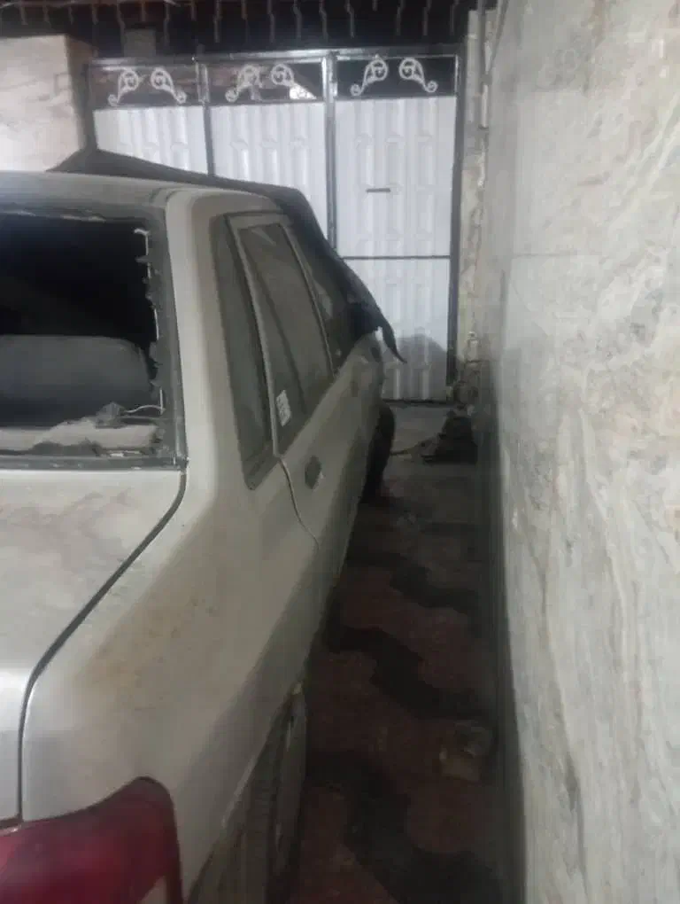 پراید تصادفی۱۳۲|خودرو سواری و وانت|شیراز, قلعه نو|دیوار