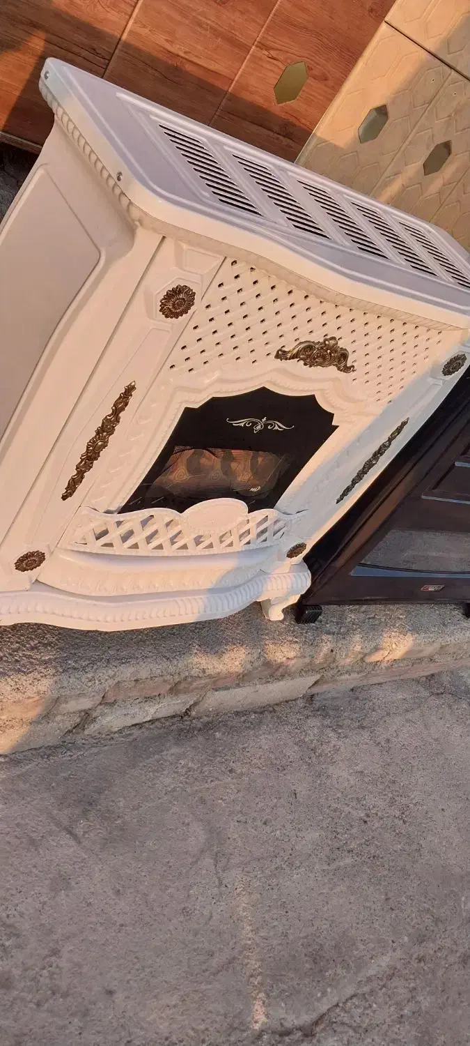 بخاری ۳۰هزار شومینه دار مدل حصیری|بخاری، هیتر، شومینه|ارومیه, |دیوار