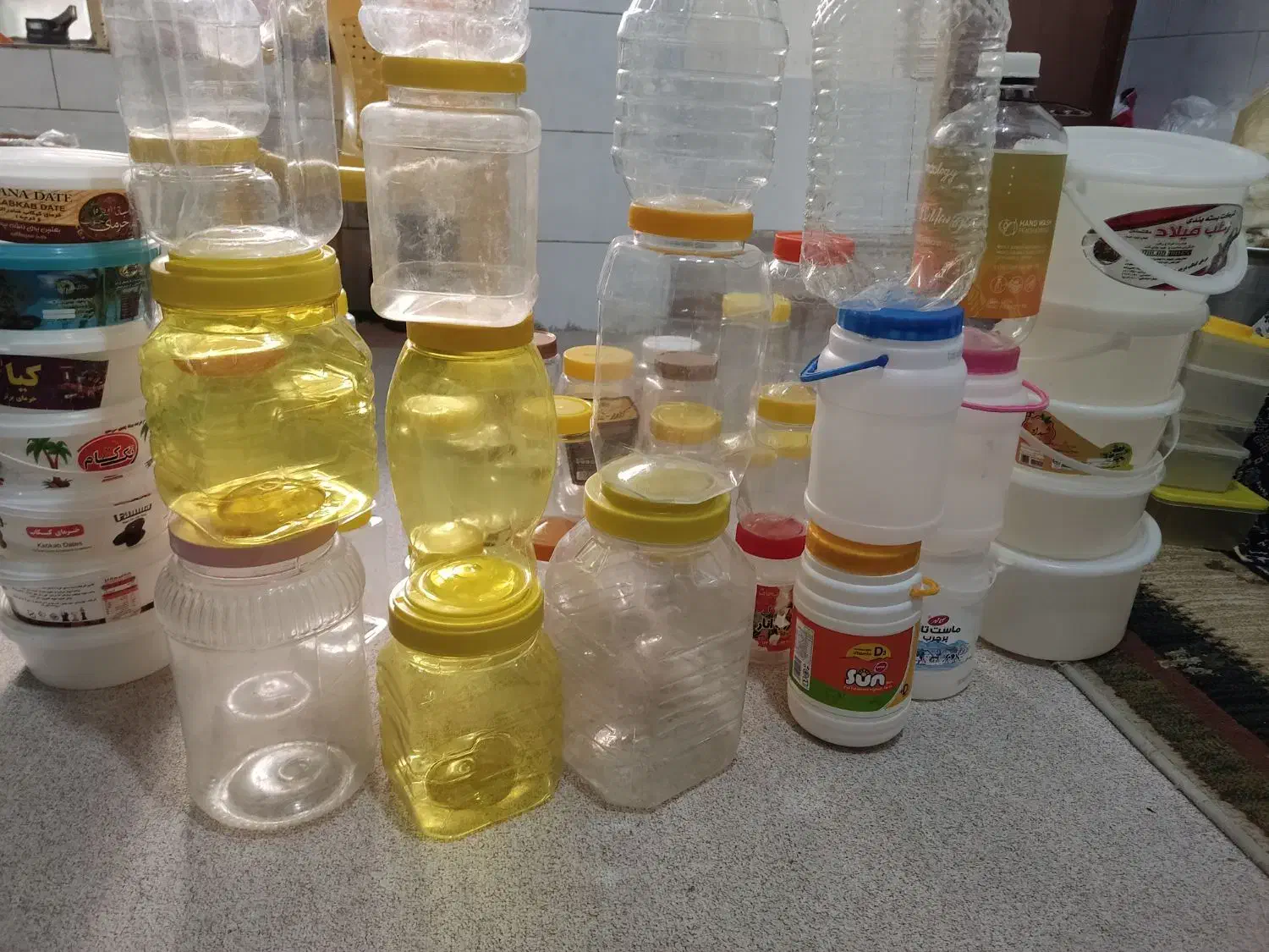 بانکه حبوبات|ظروف نگهدارنده، پلاستیکی، یکبارمصرف|یاسوج, |دیوار