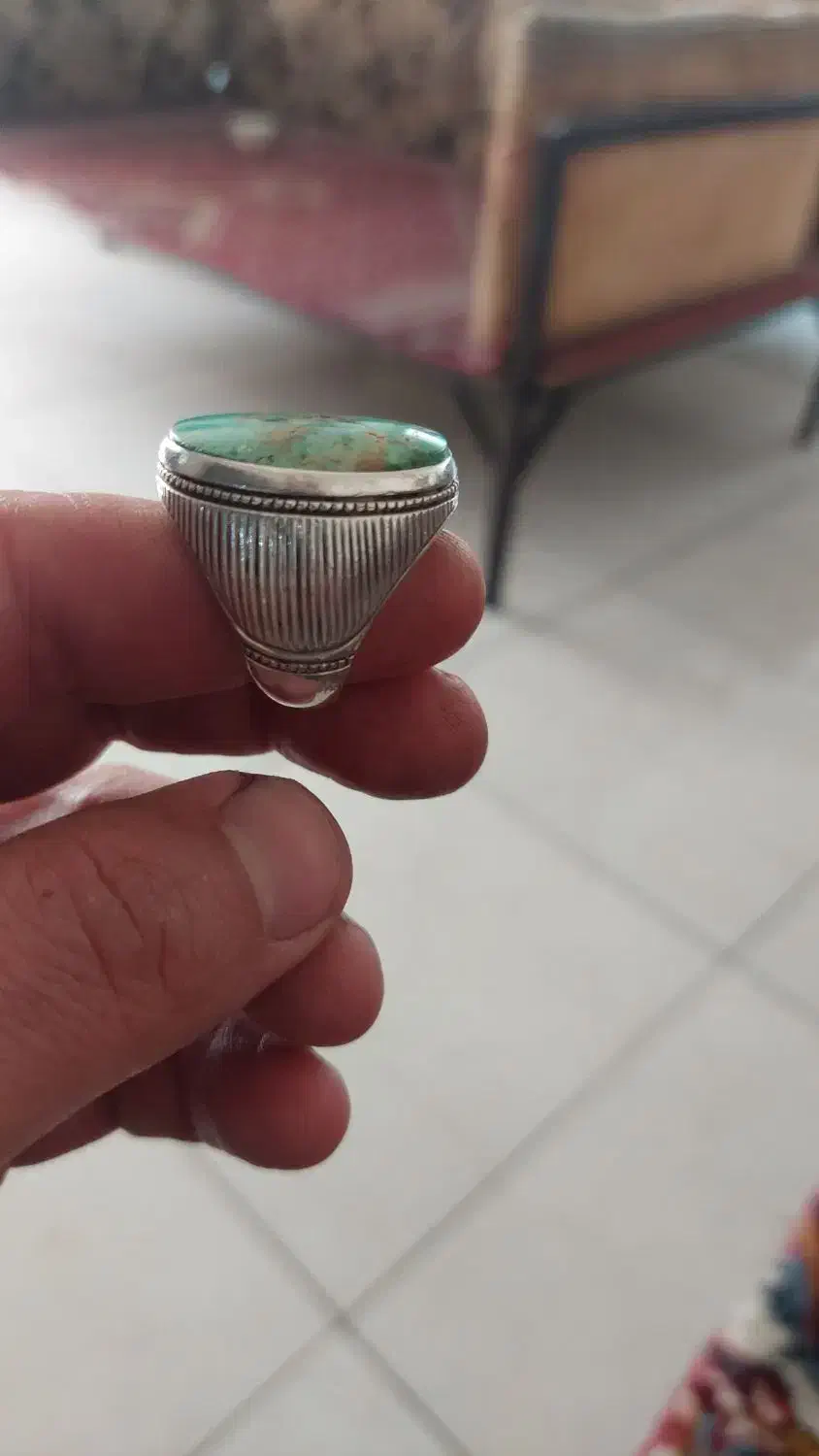 انگشتر فیروزه کلکسیونی. زیبا|بدلیجات|سنندج, |دیوار