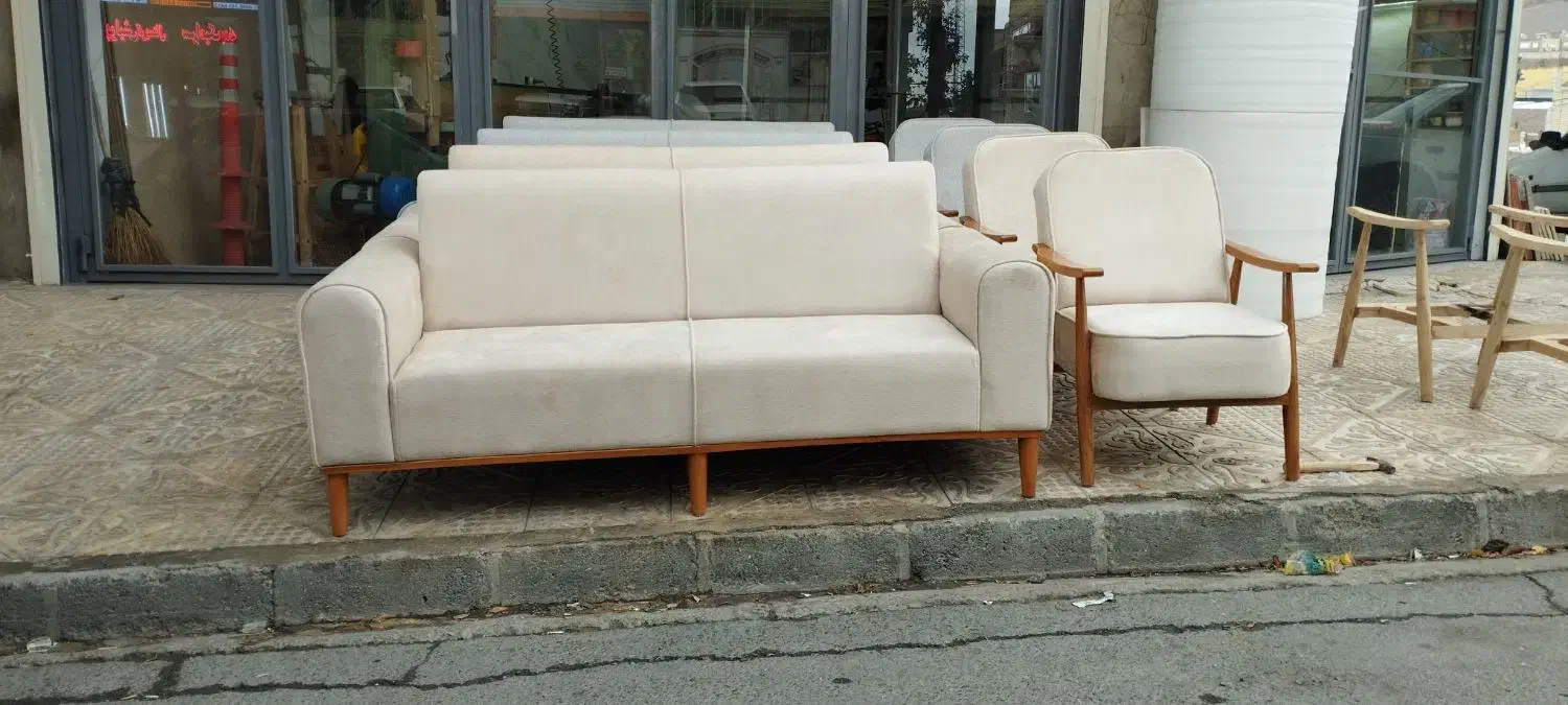 مبل منیمال8نفره38تومن|مبلمان خانگی و میز عسلی|مهاباد (آذربایجان غربی), |دیوار