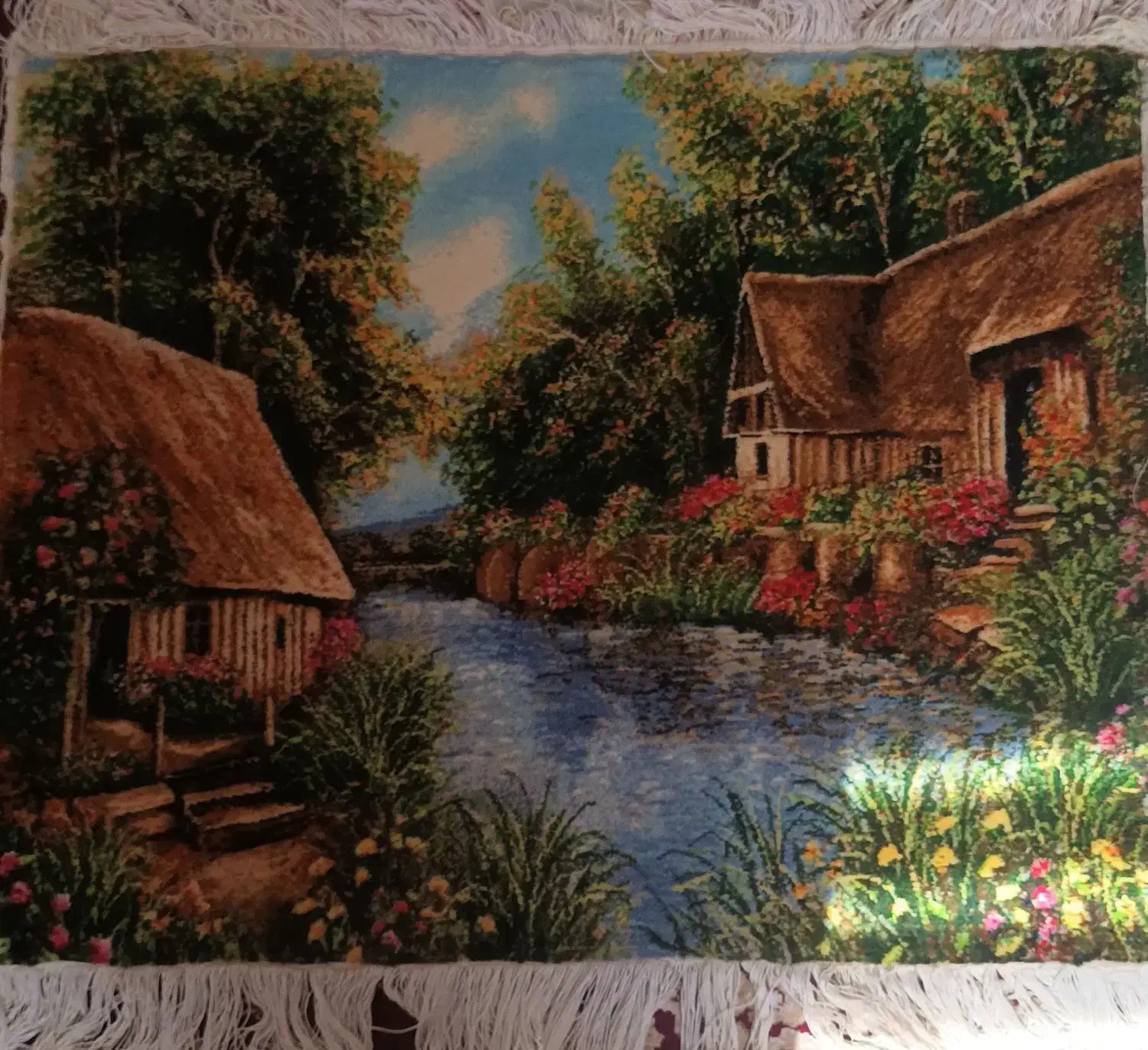 تابلو فرش دستباف بافت نو۸۰۰۰۰۰۰میلیون تومن|تابلو فرش|گرمی, |دیوار