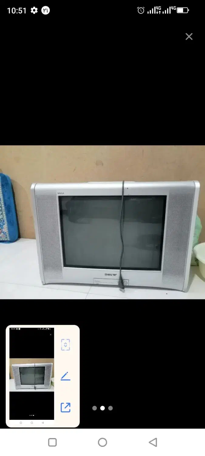 تلوزیون قدیمی‌|تلویزیون و پروژکتور|شیراز, جوادیه|دیوار