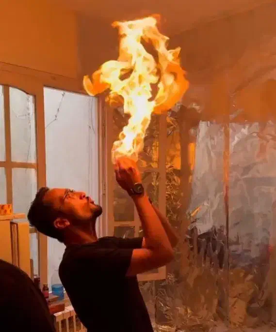 دوره آموزش فایرشو ( نمایش با آتش )  فلیر بارتندینگ|خدمات آموزشی|مشهد, راهنمایی|دیوار