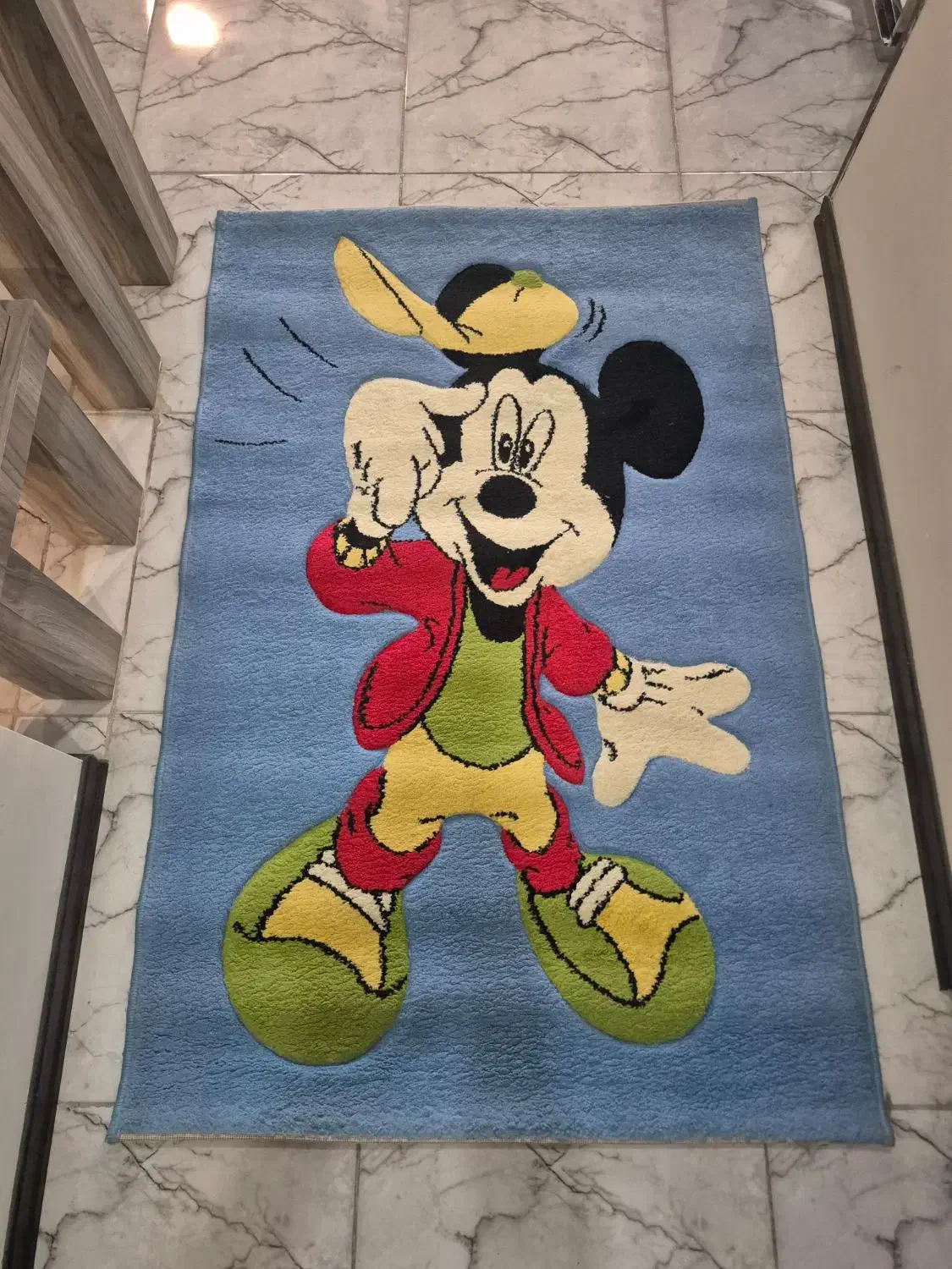 قالیچه بچه گانه ۱ × ۱/۵ طرح میکی موس|فرش|فردیس, منظریه|دیوار