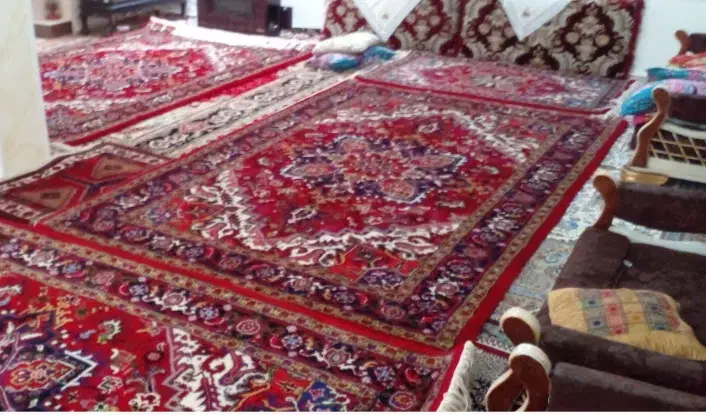 قالی هریس تاجری|فرش|سراب, |دیوار