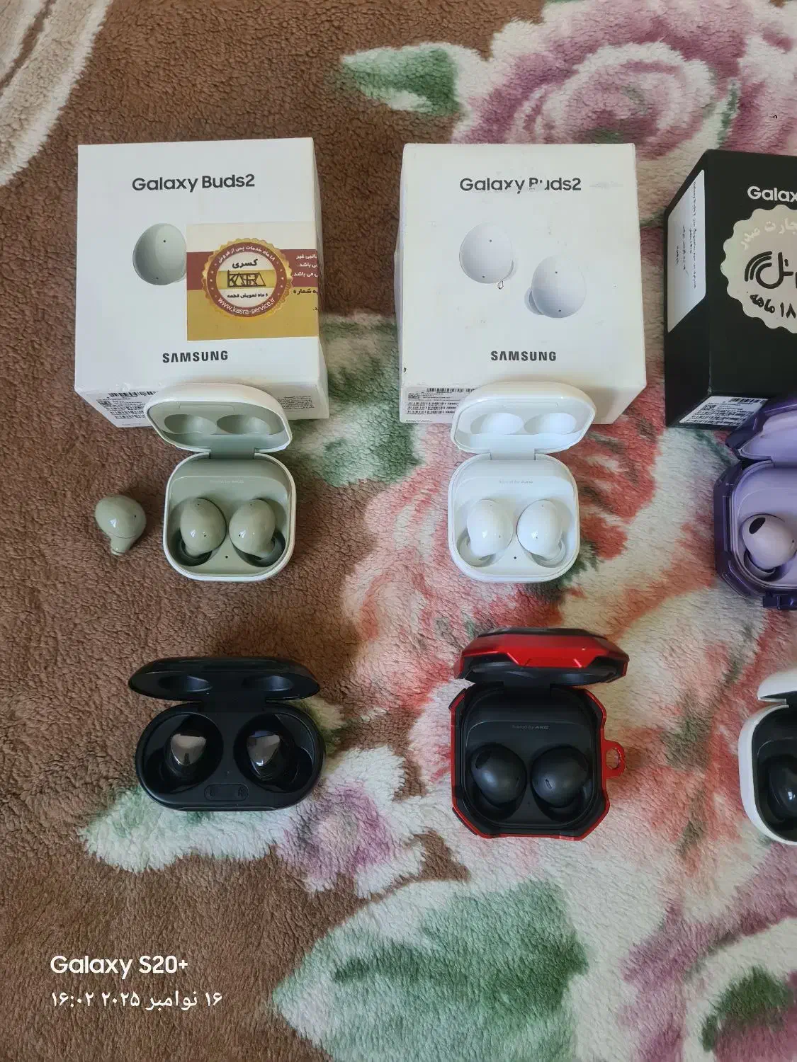 ایرپاد هندزفری سامسونگ گلگسی بادز ۲ و بادز ۲ پرو|لوازم جانبی موبایل و تبلت|مشکین‌دشت, |دیوار