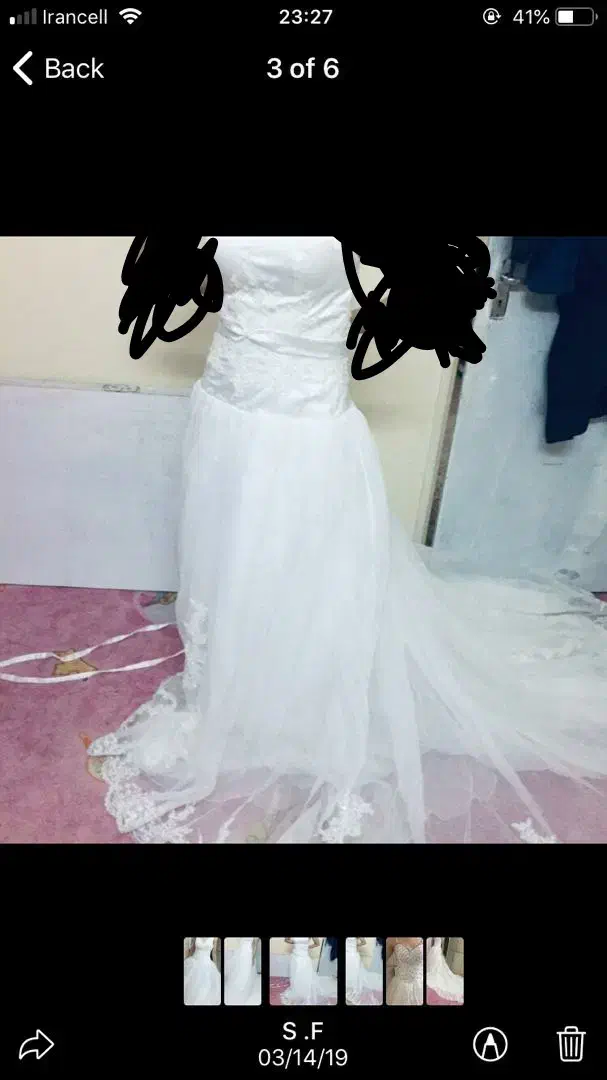 چهار عدد لباس عروس|لباس|قرچک, مهدیه|دیوار