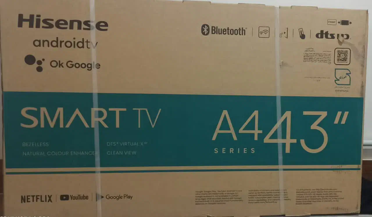 تلوزیون ۴۳ اینج|تلویزیون و پروژکتور|نورآباد, |دیوار