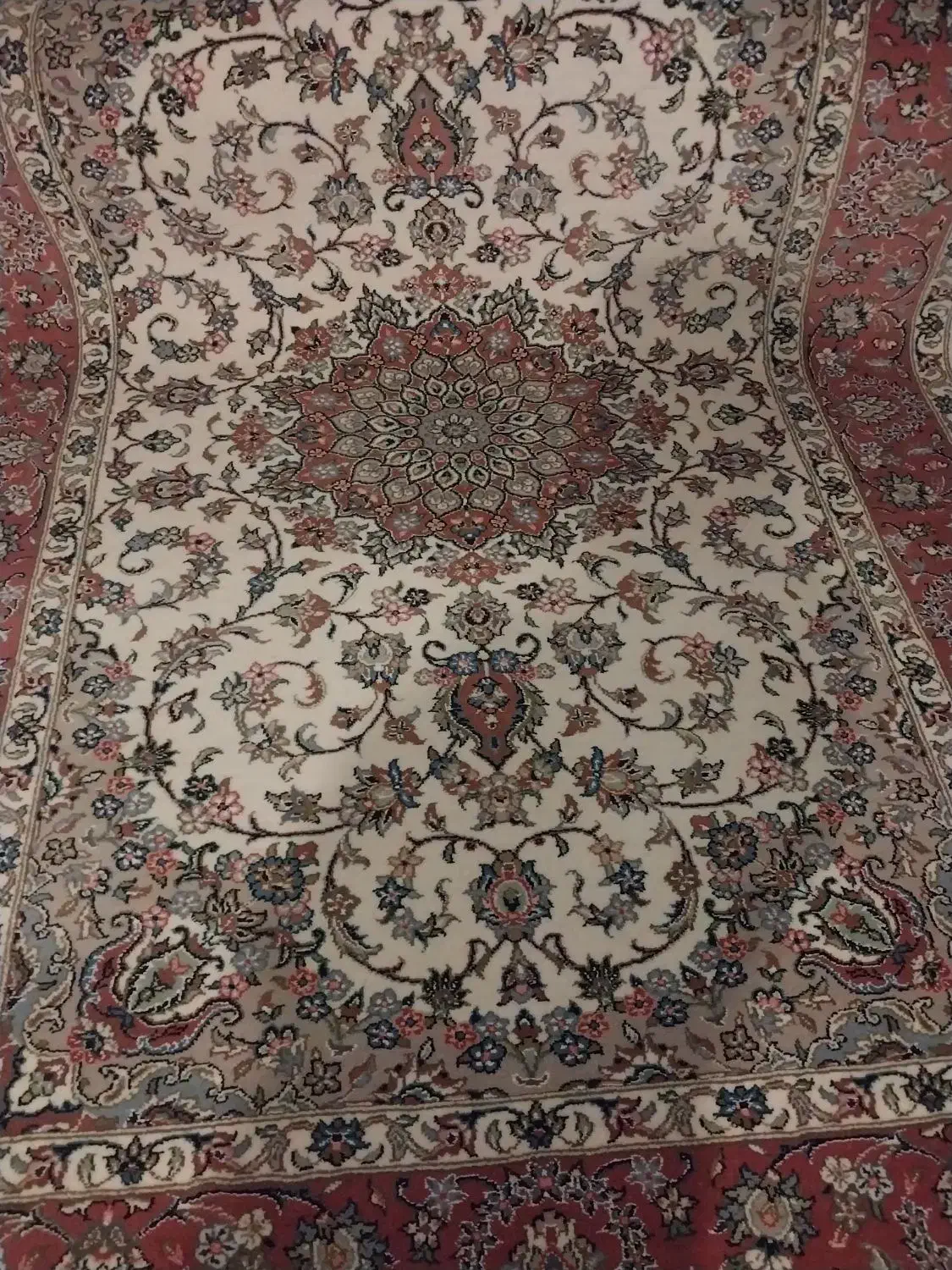 ۶متری جفت دستباف|فرش|قم, نخودی|دیوار