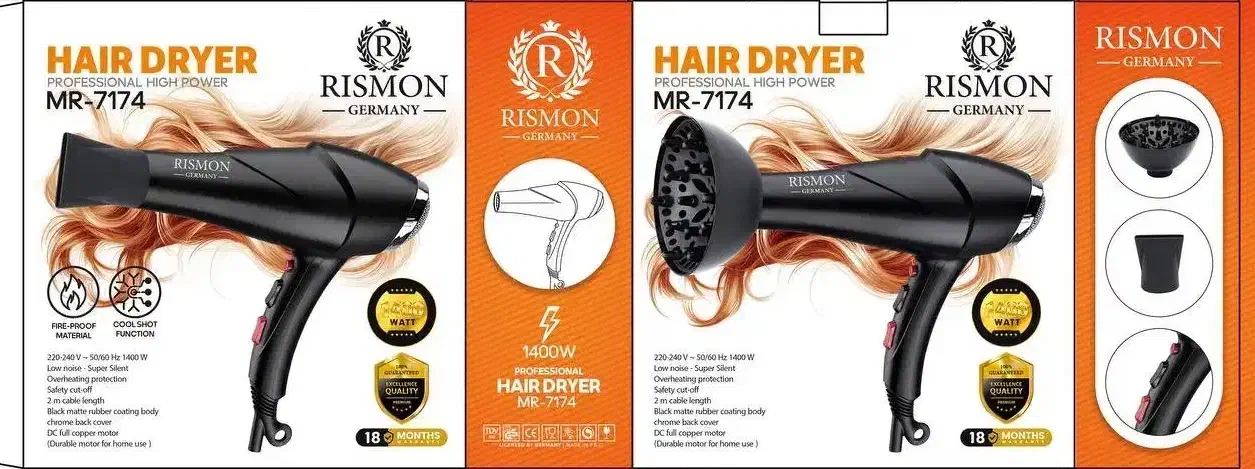 سشوار سالنی از برند ریسمون مدل 7175|آرایشی، بهداشتی، درمانی|سبزوار, فیاض|دیوار