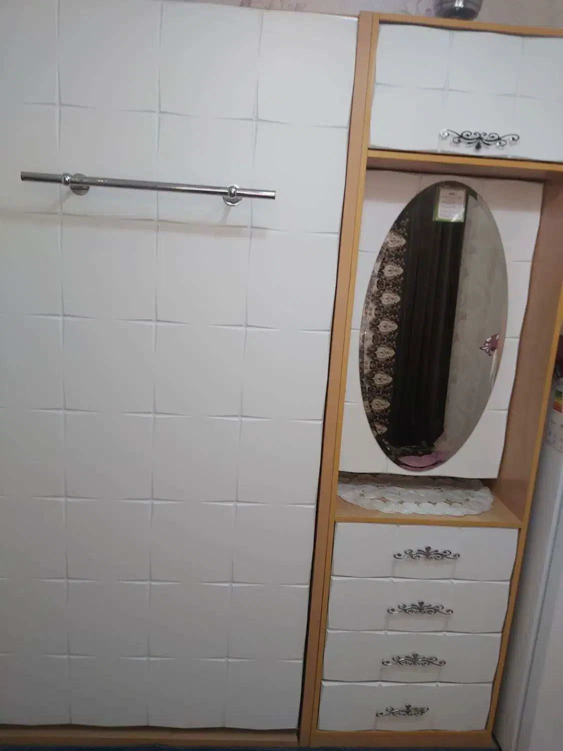 تخت کمجا یک نفره|تخت و سرویس خواب|تهران, نیروی هوایی (پیروزی)|دیوار