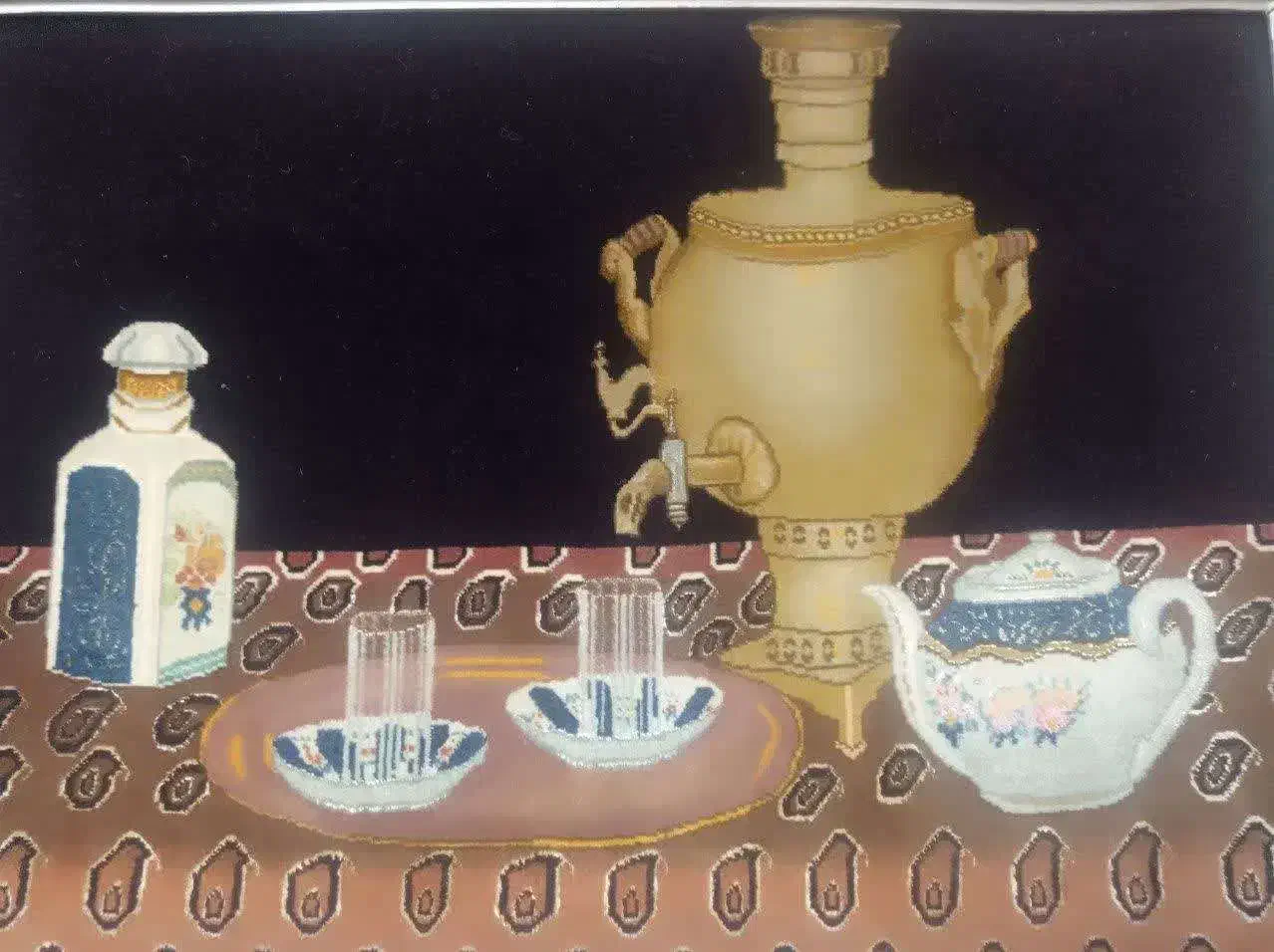 تابلو فرش دسبافت قدیمی|تابلو فرش|تهران, دکتر هوشیار|دیوار