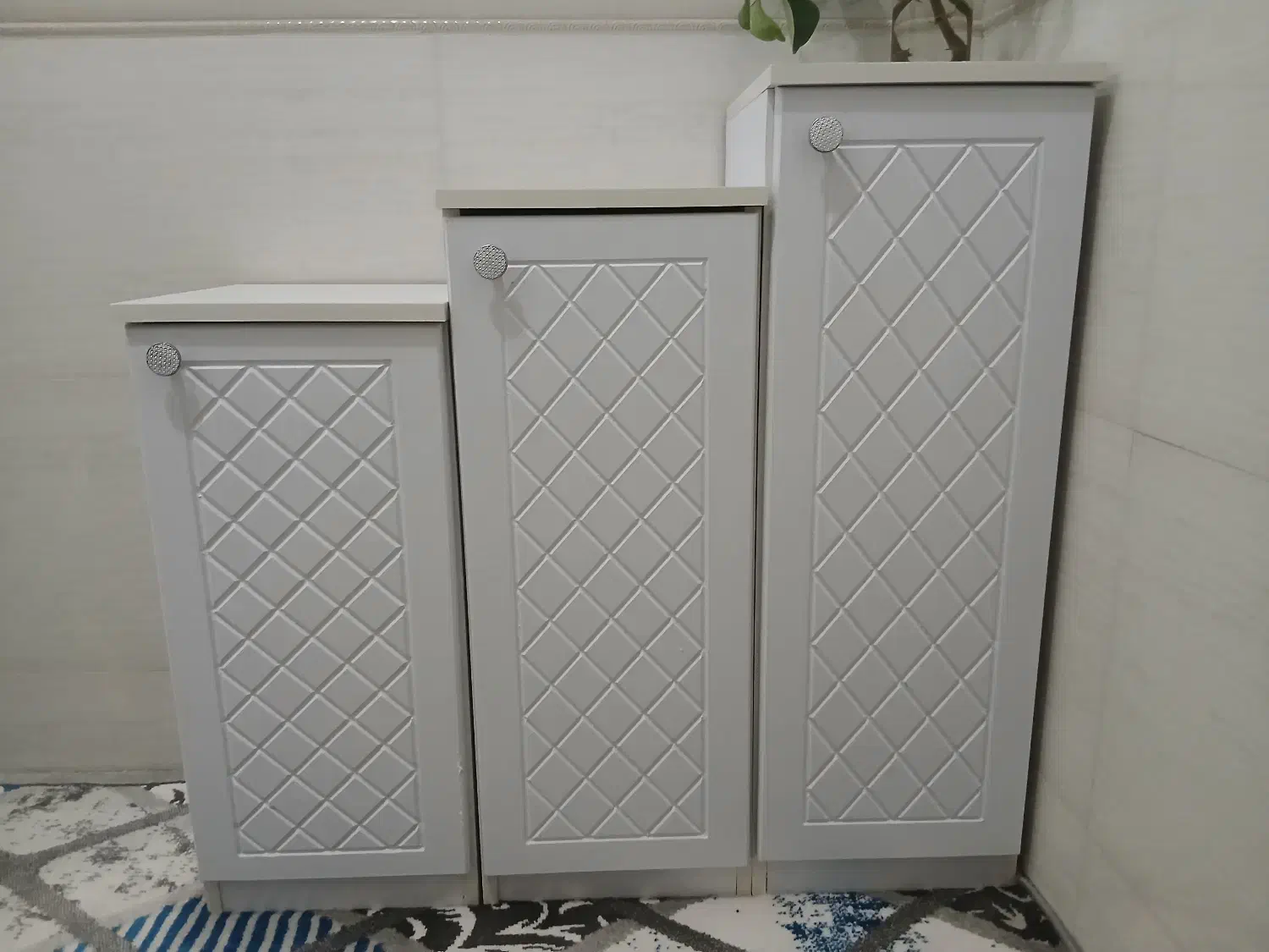 جاکفشی چوبی سفید نو|جاکفشی، کمد، دراور|اراک, |دیوار