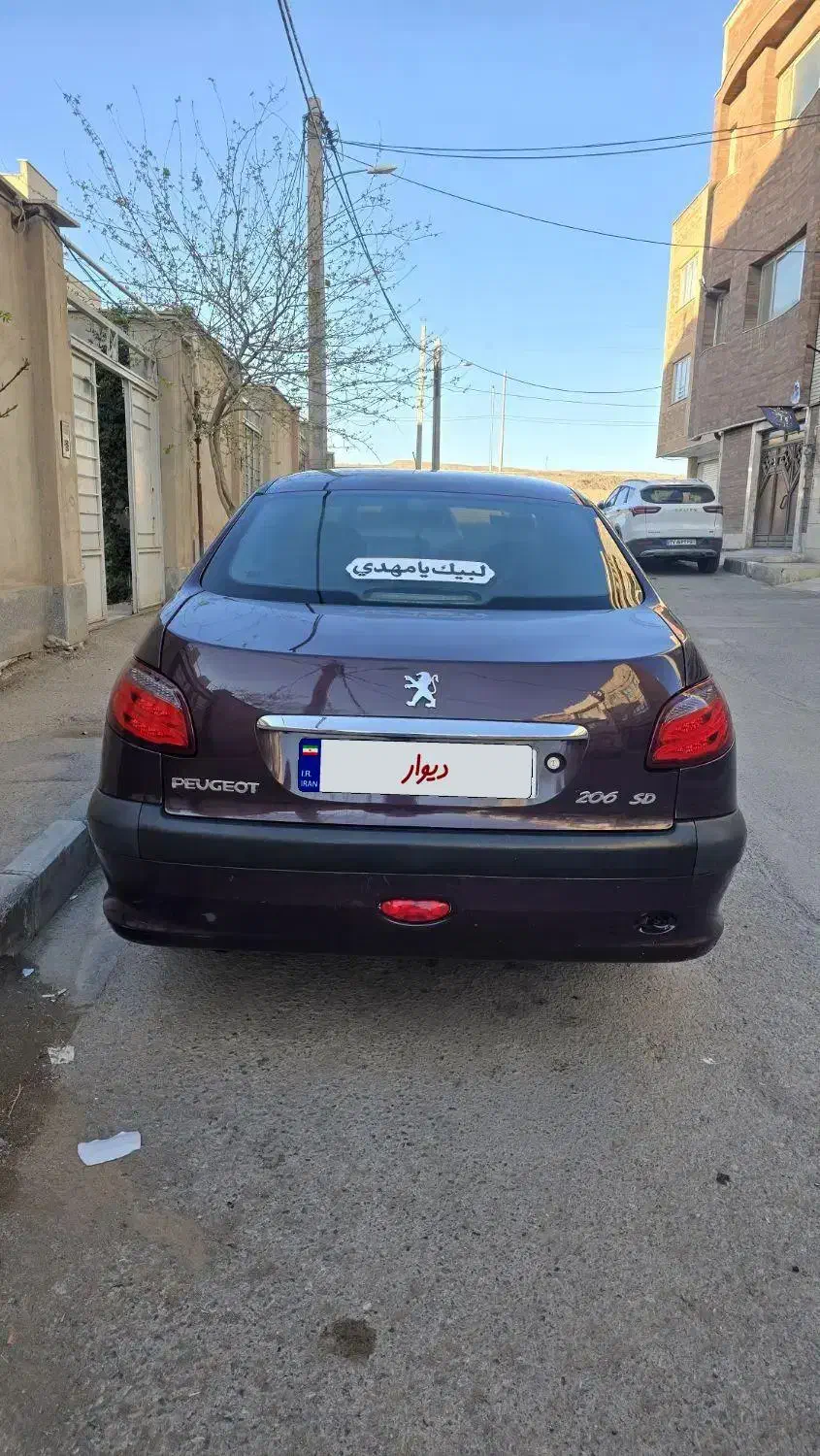 206 SD|خودرو سواری و وانت|قم, پردیسان|دیوار