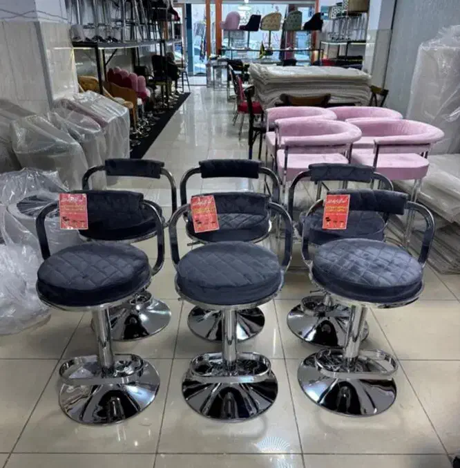 صندلی اوپنی چوبی فلزی استیل طلایی کد۴۴|صندلی و نیمکت|همدان, |دیوار