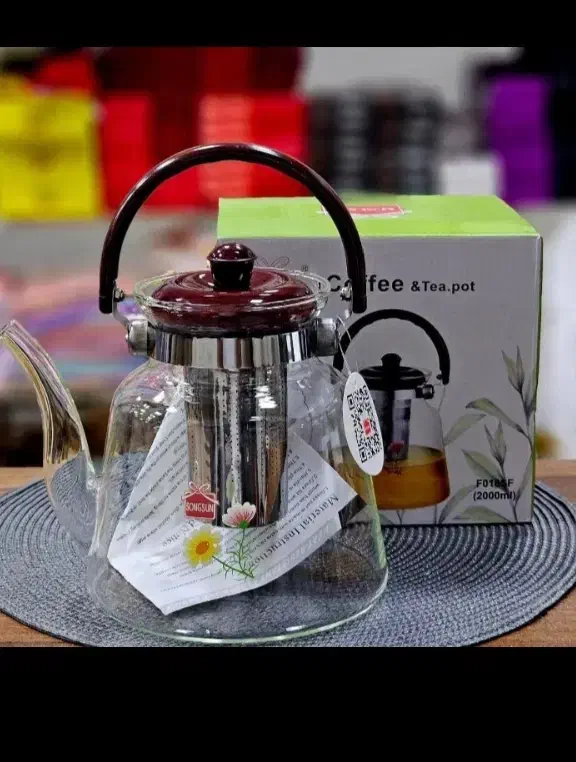 کتری شیشه ای نو|قوری، کتری، قهوهساز دستی|بیرجند, |دیوار