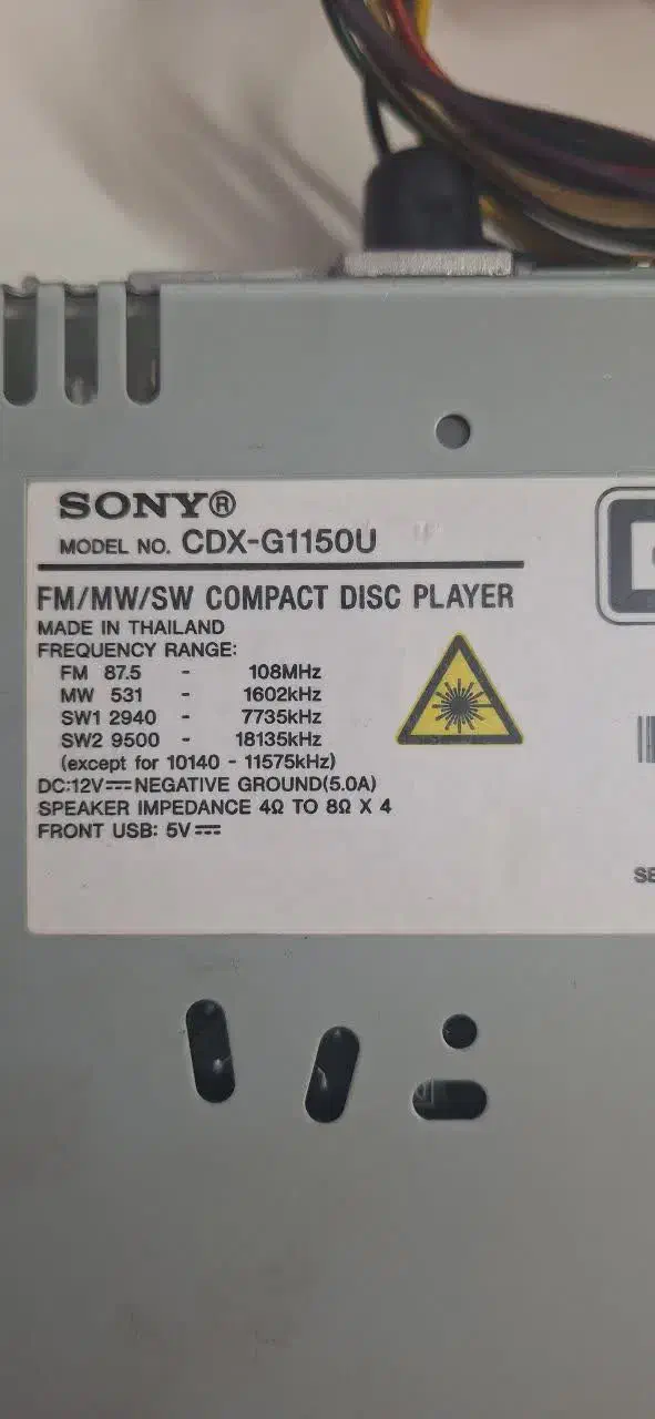 پخش سی دی فلش خور سونی اورجینال سمند|قطعات یدکی و لوازم جانبی|قائمشهر, |دیوار