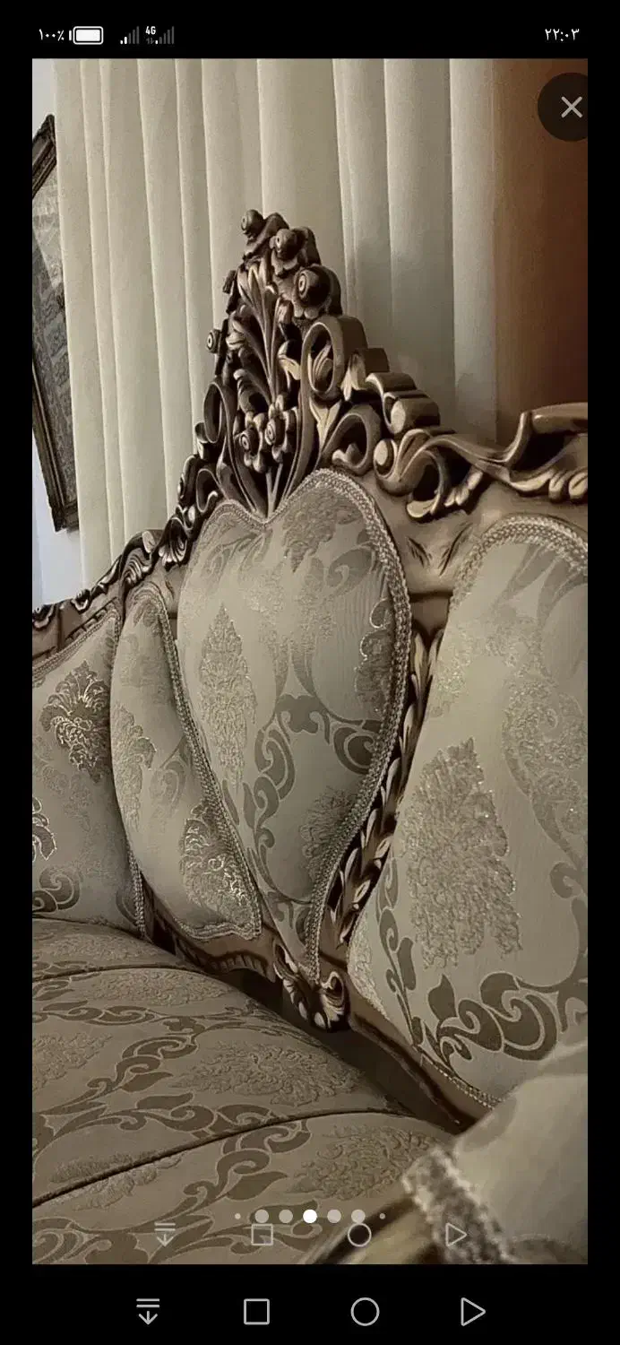 مبل سلطنتی|مبلمان خانگی و میز عسلی|هشتگرد, شهرک ریحانه|دیوار