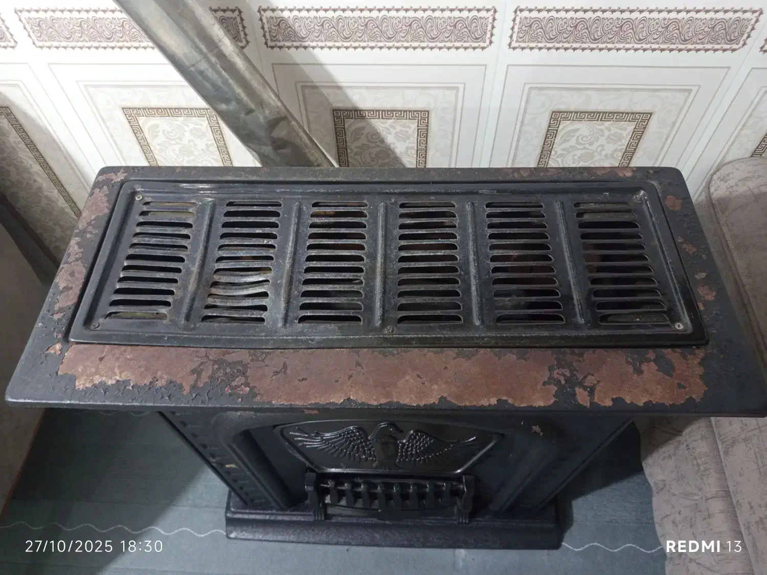 بخاری شومینه|بخاری، هیتر، شومینه|مرند, |دیوار