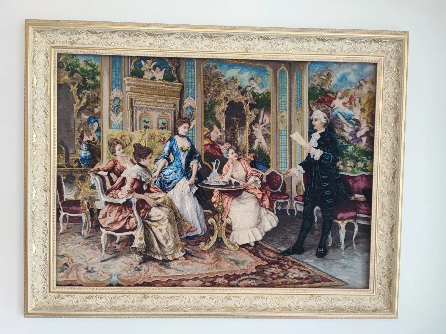 تابلو فرش دستبافت شاعرجوان|تابلو فرش|مشهد, شهرک رازی (شهرک غرب)|دیوار