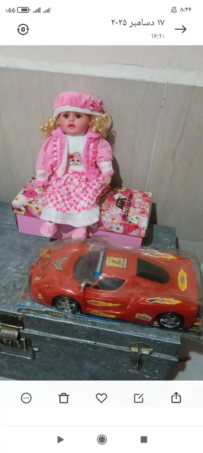 عروسک وماشین|اسباب‌بازی بچه|مشهد, طبرسی شمالی|دیوار