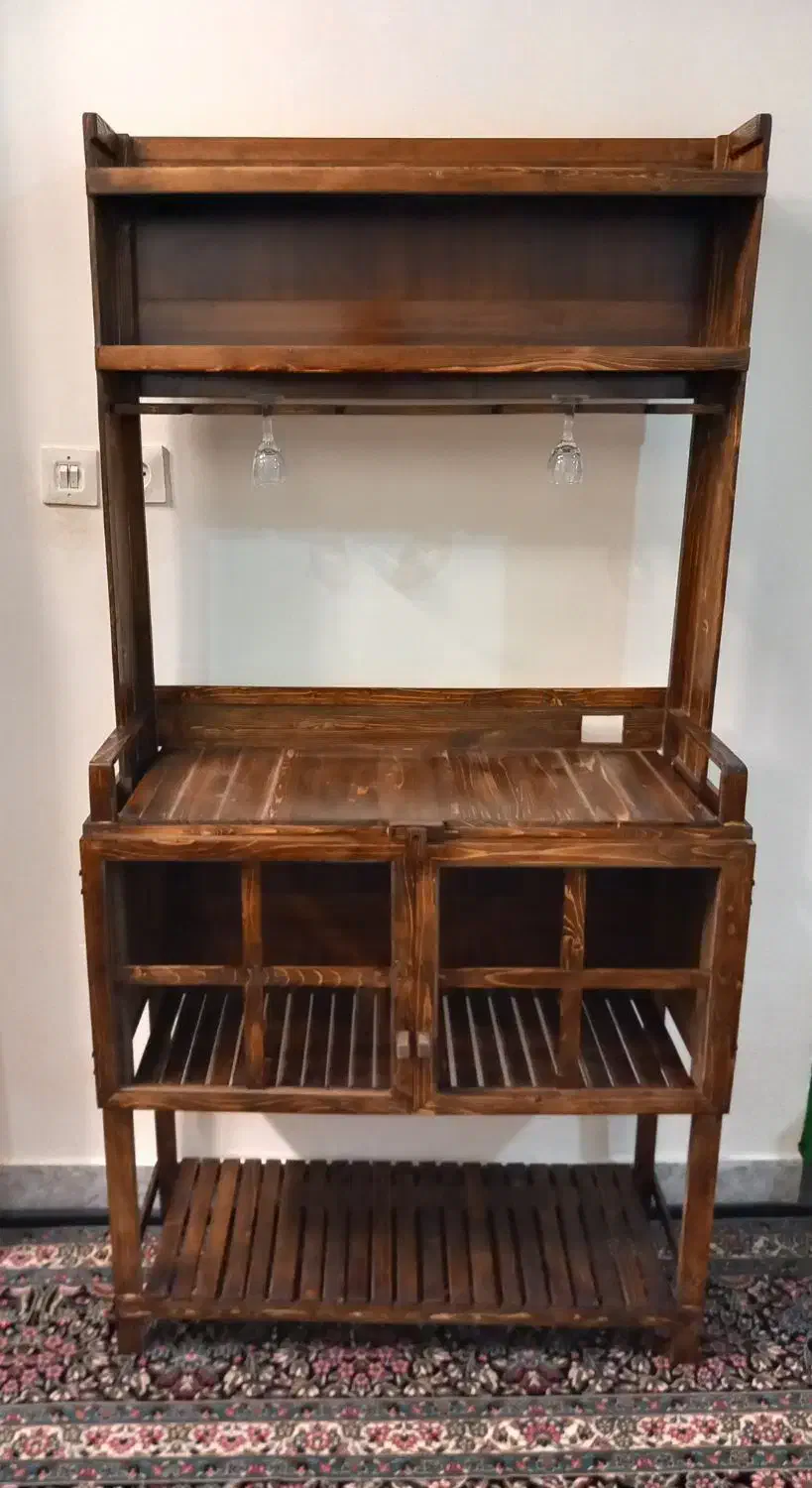 میز بار چوب روسی|بوفه، ویترین، کنسول|زاهدان, |دیوار