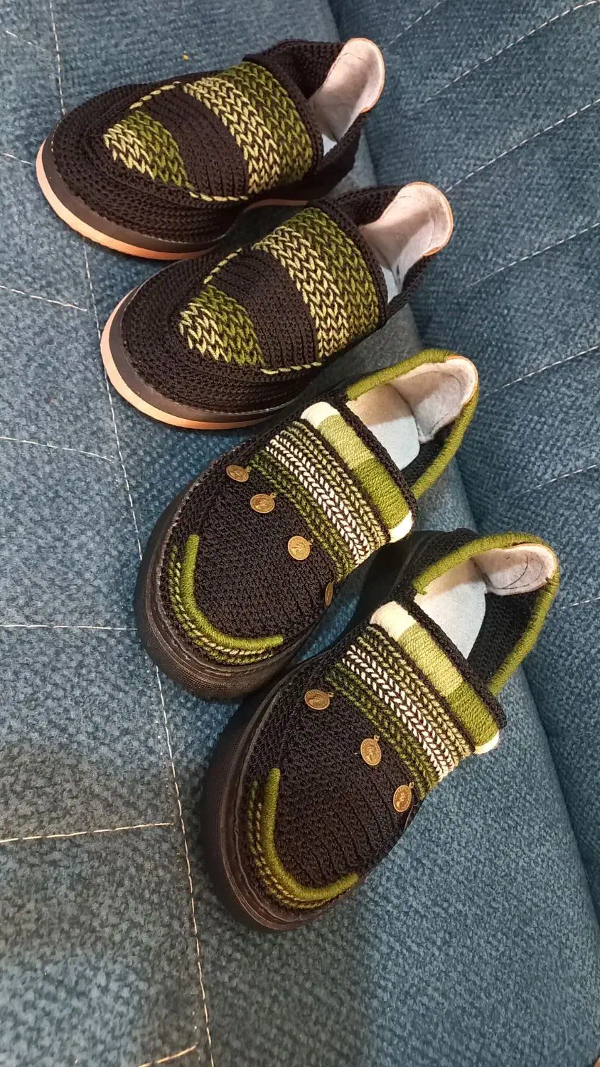 گیوه های طرح دار مردانه و زنانه سفارشی|کیف، کفش، کمربند|ایذه, |دیوار