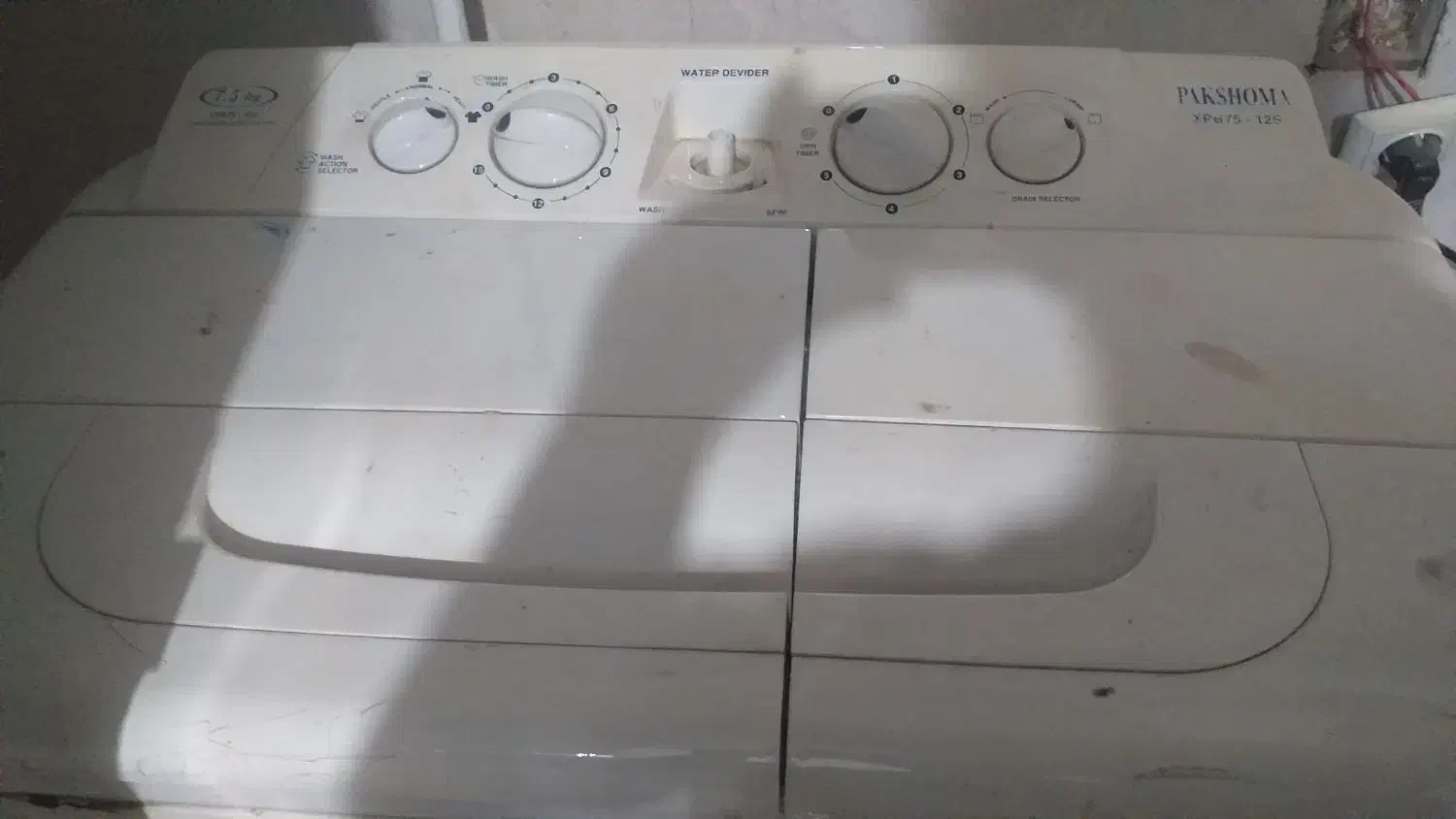 ماشین لباسشویی دوقلو رومشکان|ماشین لباسشویی و خشککن لباس|رومشکان, |دیوار