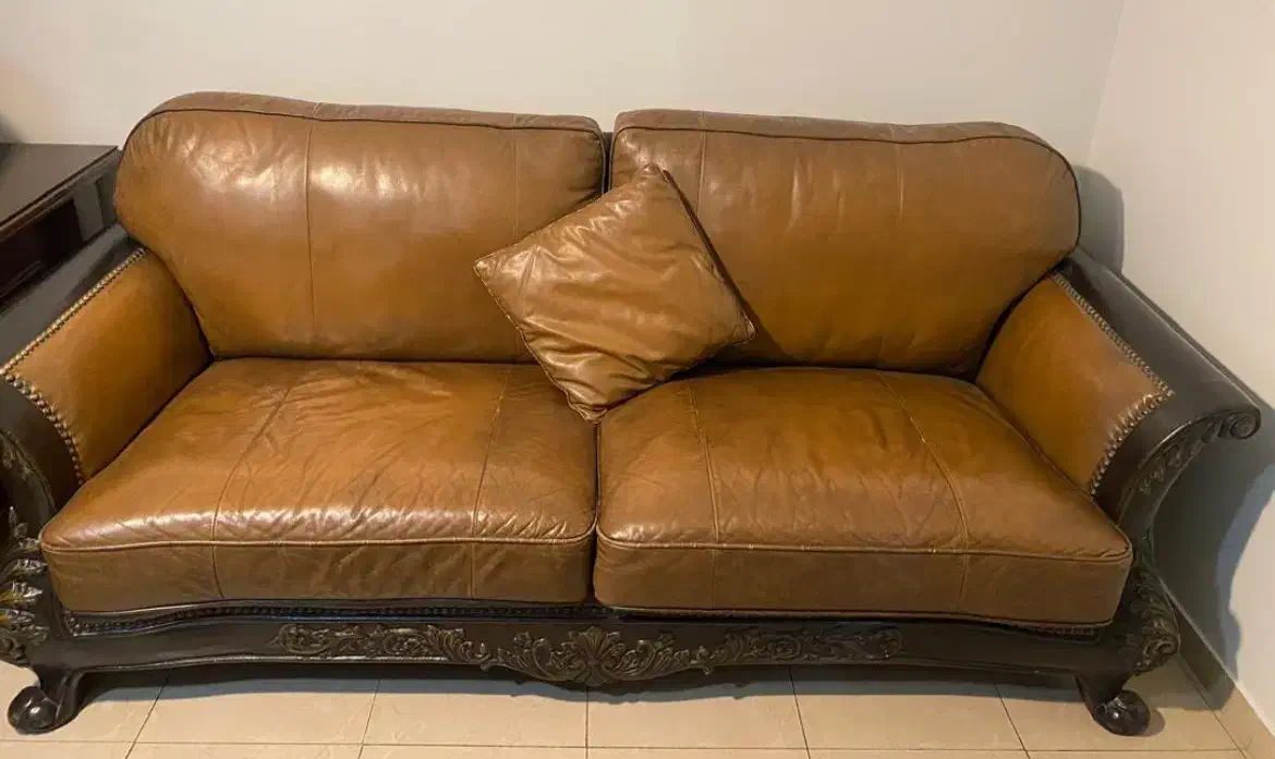 مبل چرمی ۷ نفره|مبلمان خانگی و میز عسلی|تهران, سنائی|دیوار