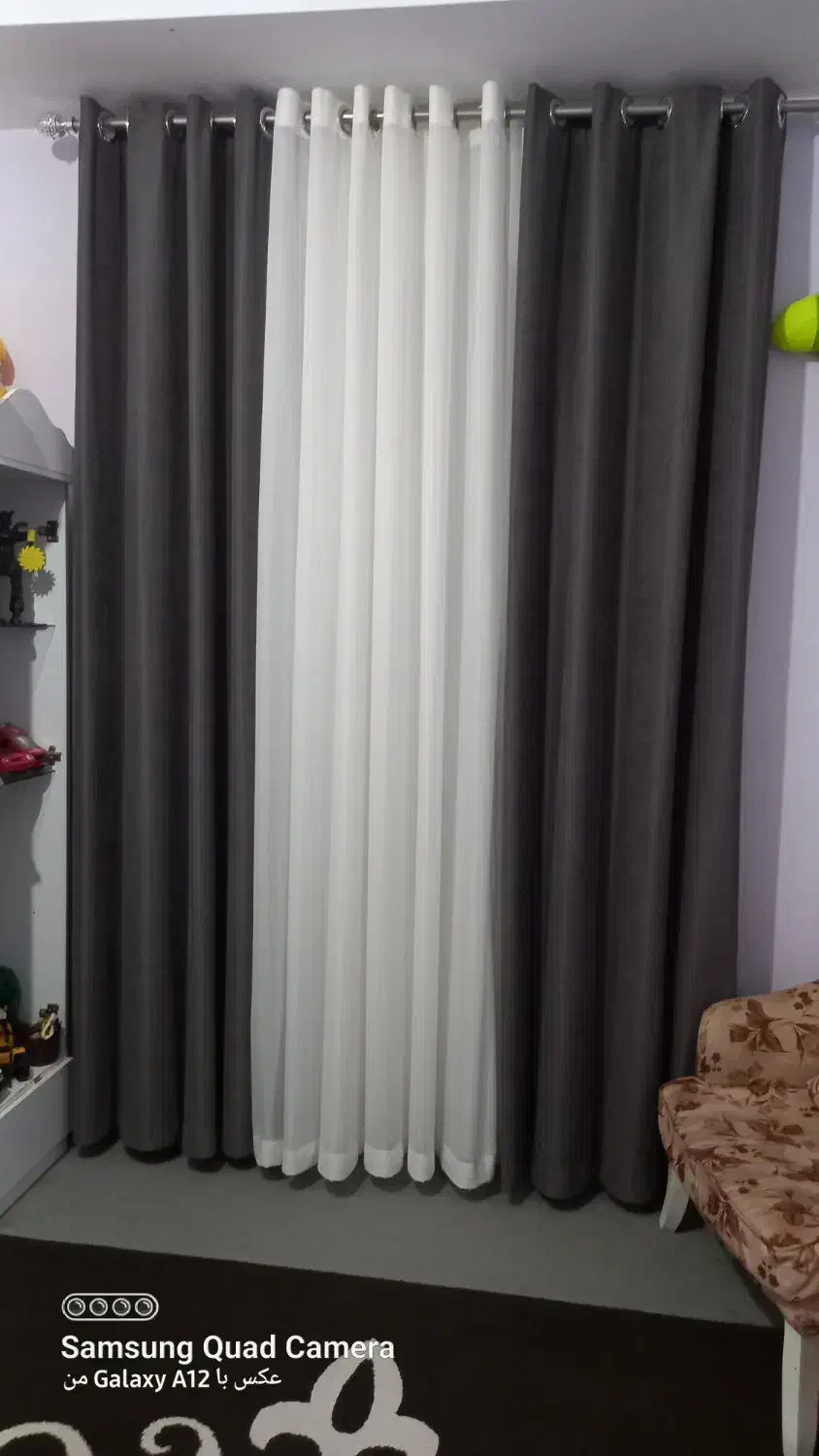 پرده اتاق خواب|پرده، رانر، رومیزی|تاکستان, |دیوار