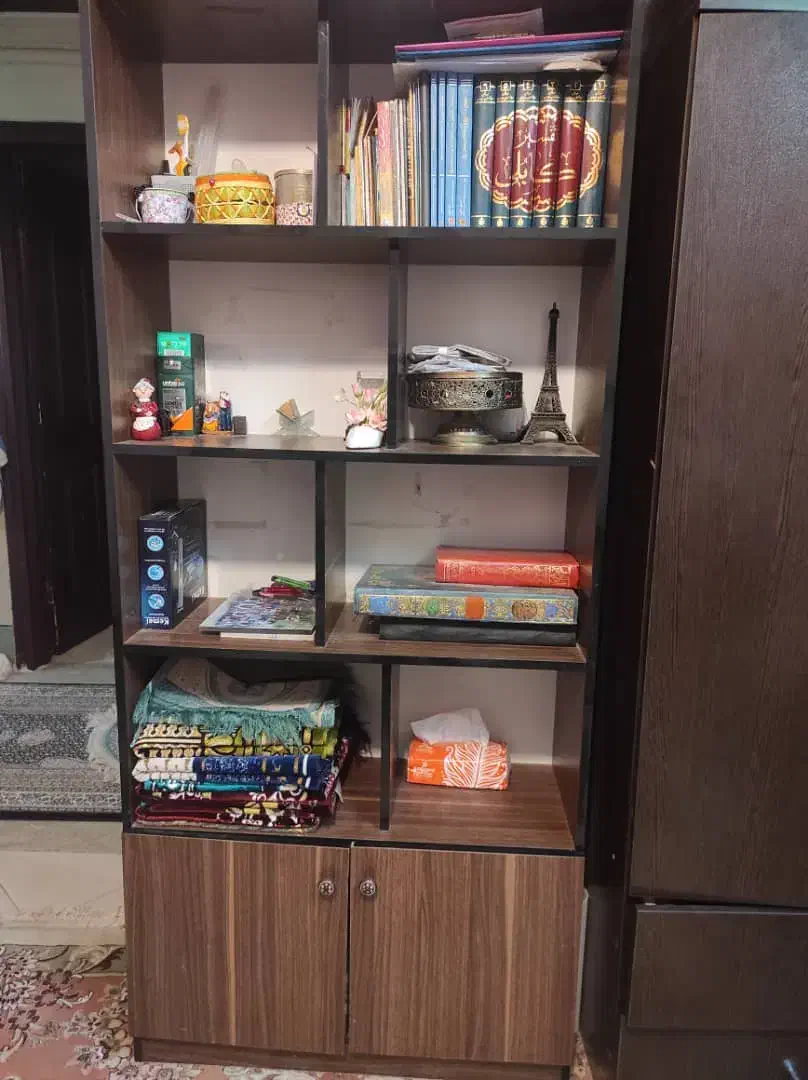 کتابخانه|کتابخانه، شلف، قفسههای دیواری|زاهدان, |دیوار