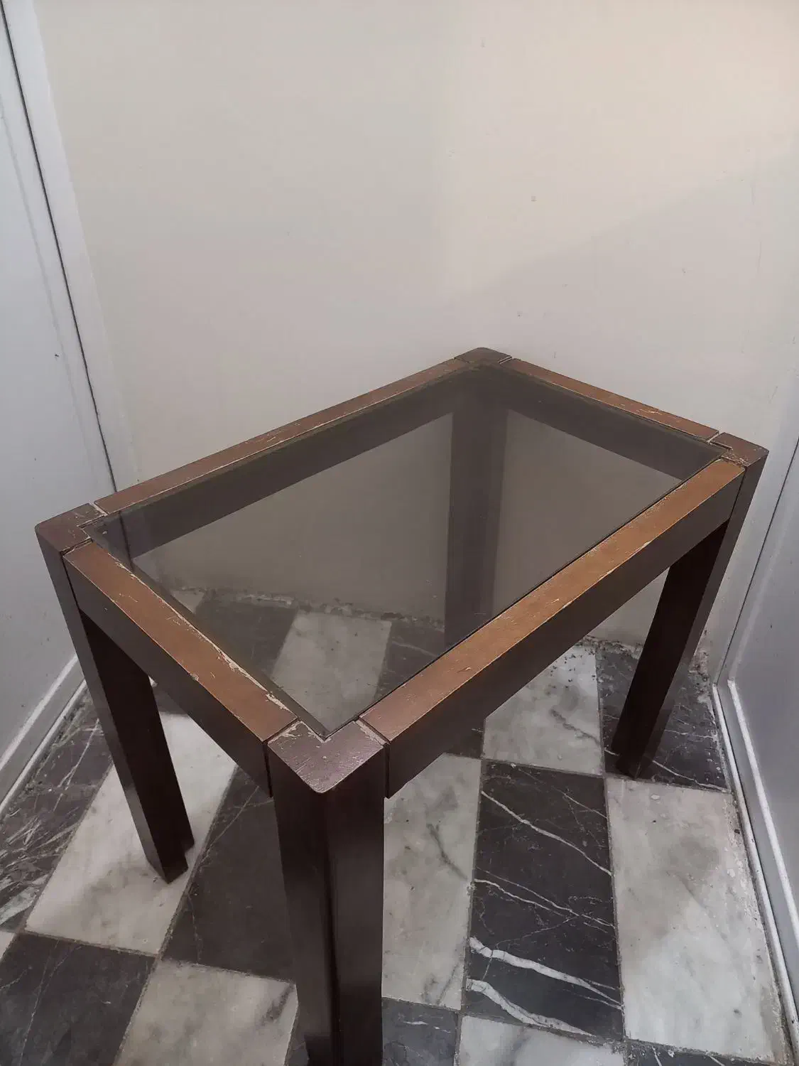 چهار عدد میزعسلی شیشه ای سالم|مبلمان خانگی و میز عسلی|قزوین, |دیوار