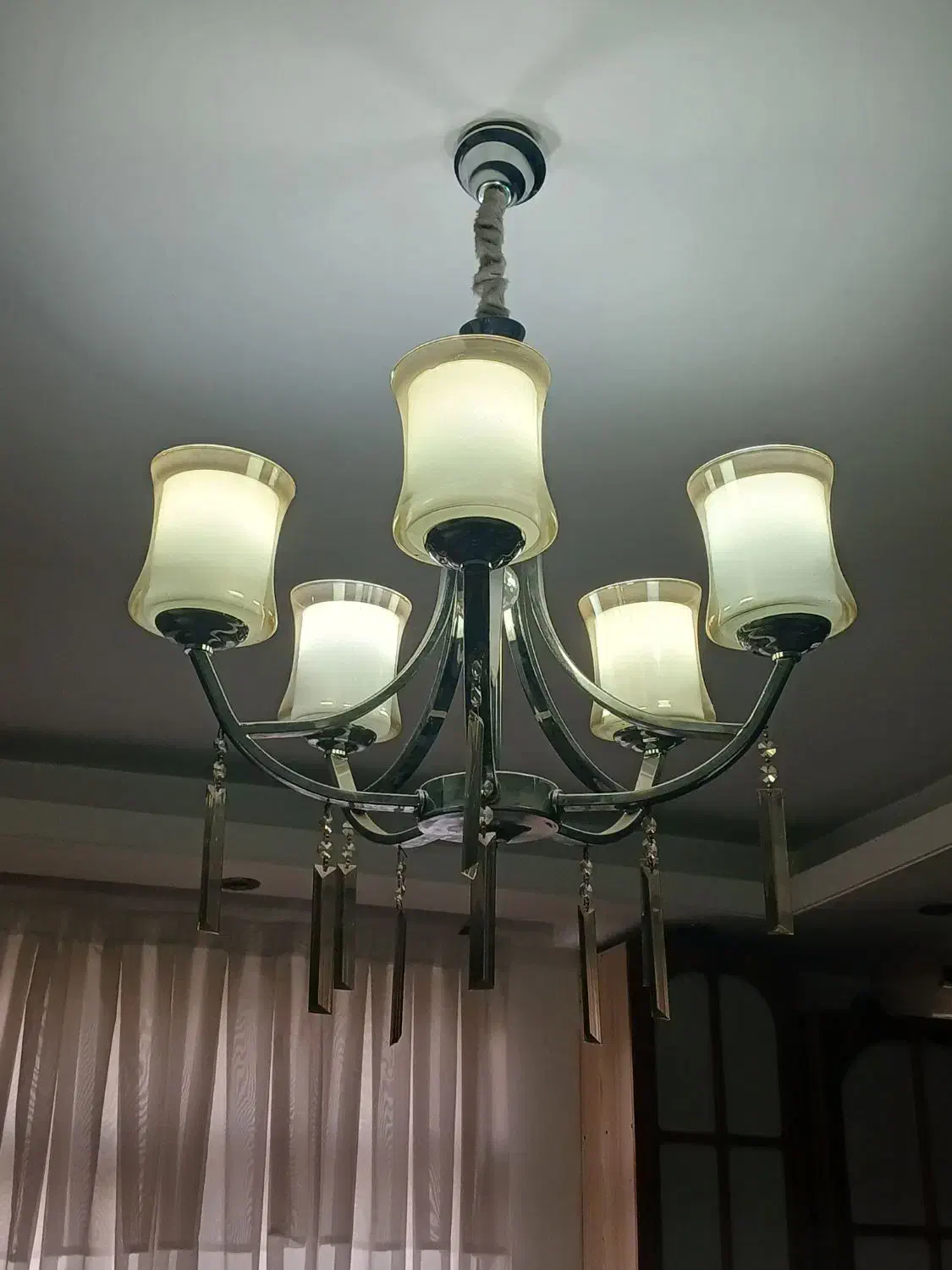 لوستر ۵شعله مینی مال|لوستر و چراغ آویز|تهران, انبار نفت|دیوار