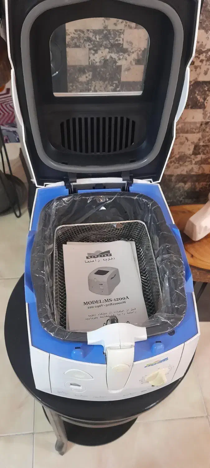 سرخ کن نو و اکبند شده ۸ لیتری با صافی روغن گیر...|اجاق گاز و لوازم برقی پخت‌وپز|آمل, |دیوار