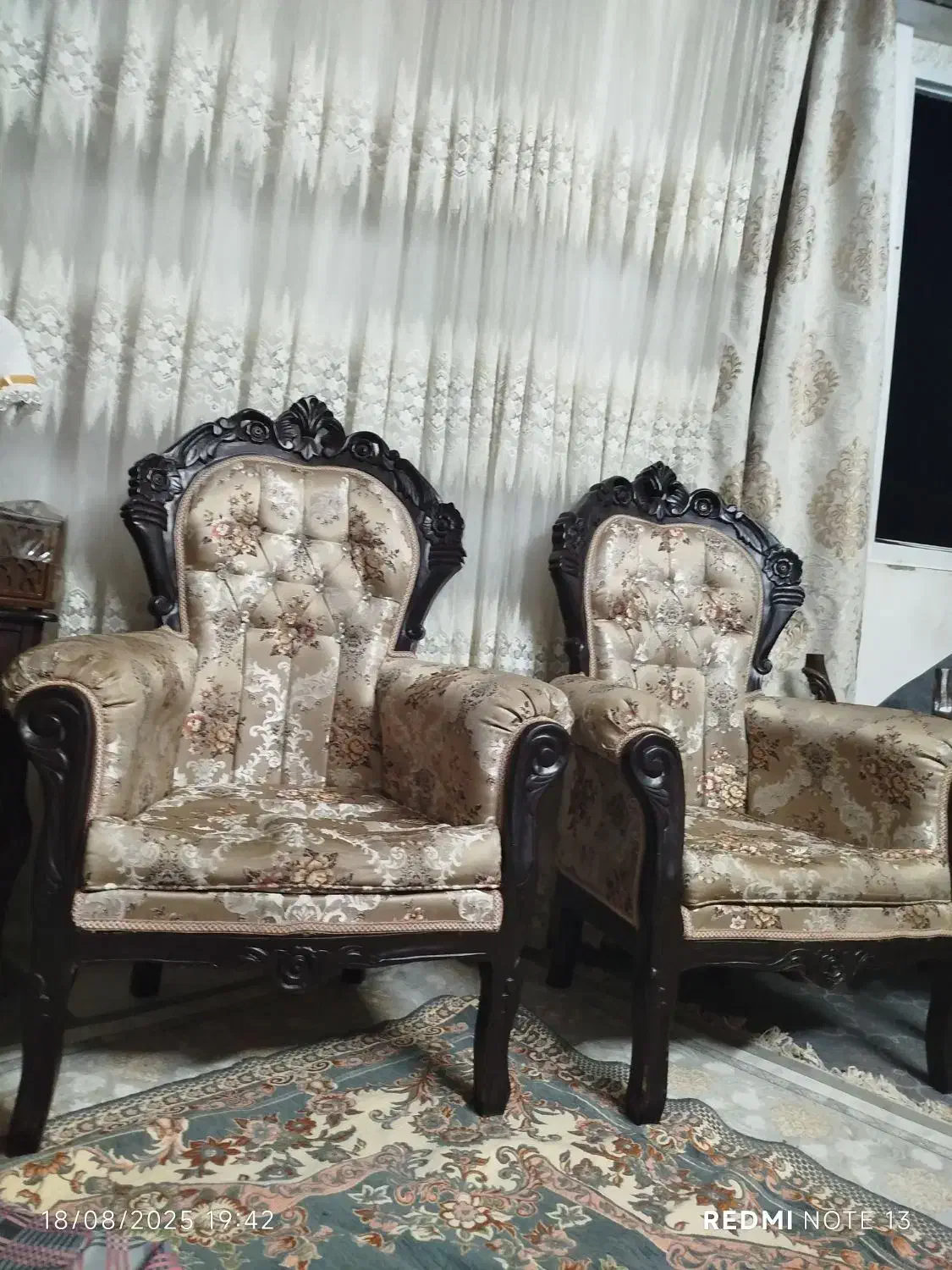 مبل سلطنتی 9نفره|مبلمان خانگی و میز عسلی|سبزوار, مدرس|دیوار