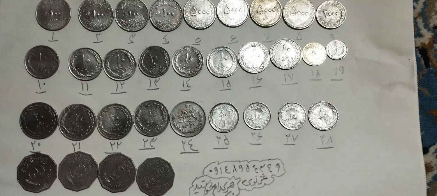 فروش سکه قدیمی|کلکسیون سکه، تمبر، اسکناس|تبریز, |دیوار