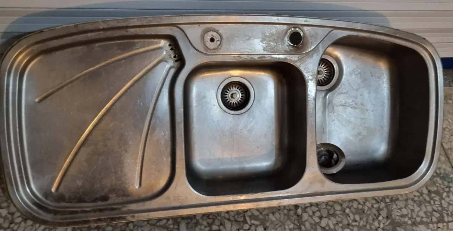 سینک ظرفشوئی استیل توکار برند اخوان|مصالح و تجهیزات ساختمان|بروجرد, |دیوار