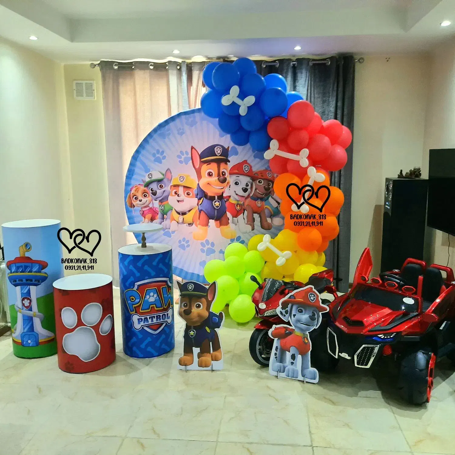 بادکنک آرایی/تم تولد/دیزاین تولد/اجاره استند دکور|خدمات پذیرایی، مراسم|تهران, سعادت‌آباد|دیوار