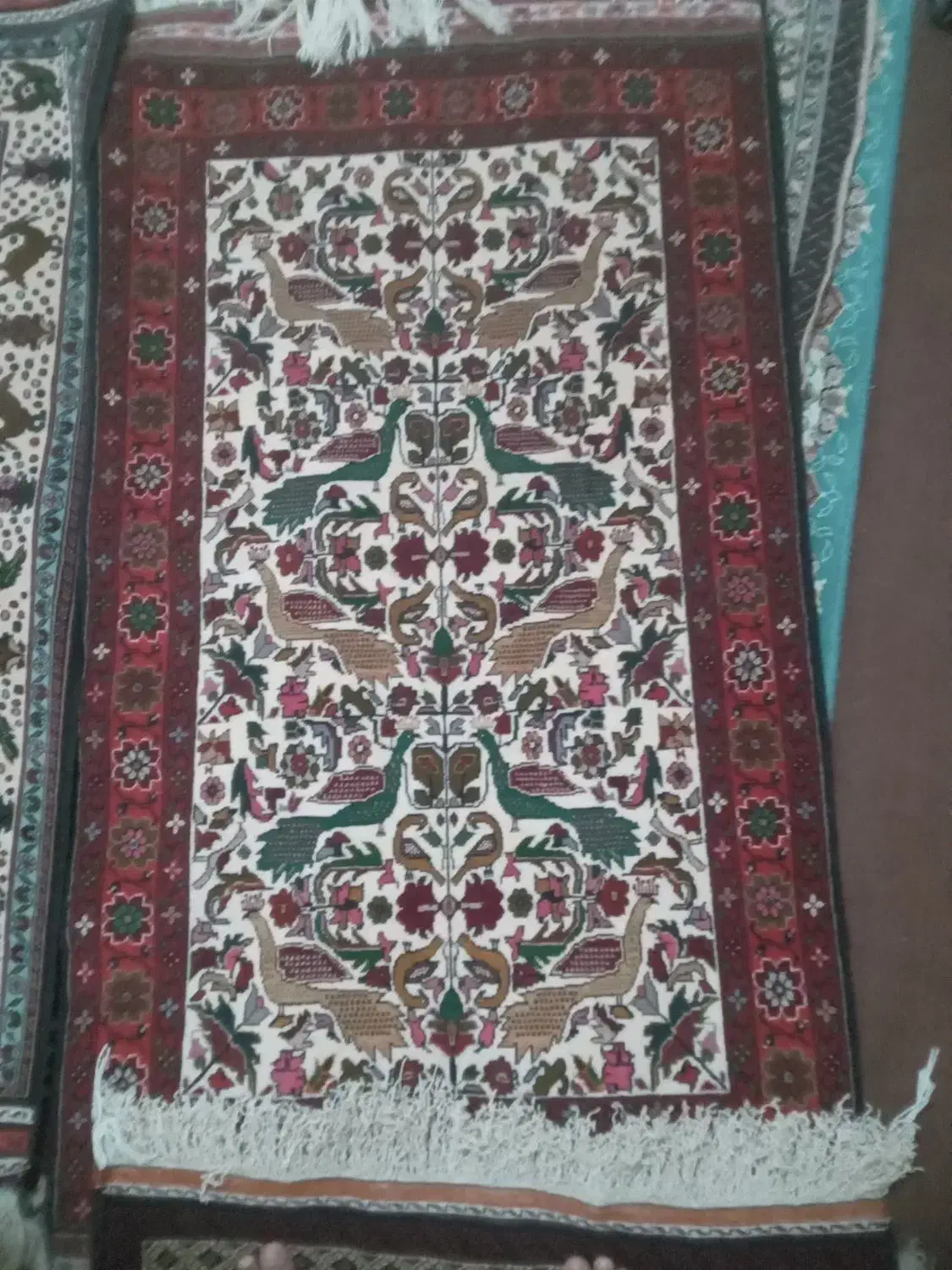 تعداد ۳۰ عدد قالیچه دست بافت درجه یک|فرش|سنگان, |دیوار