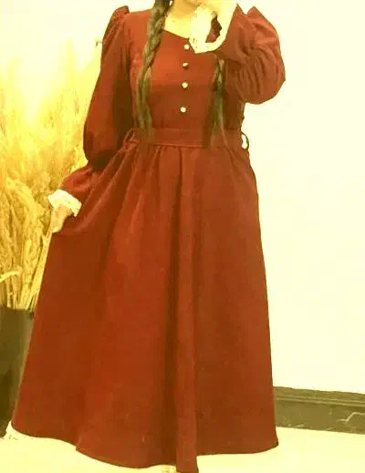 مانتو کتی و لباس یلدایی عروسکی|لباس|قم, علی آباد سعدگان|دیوار