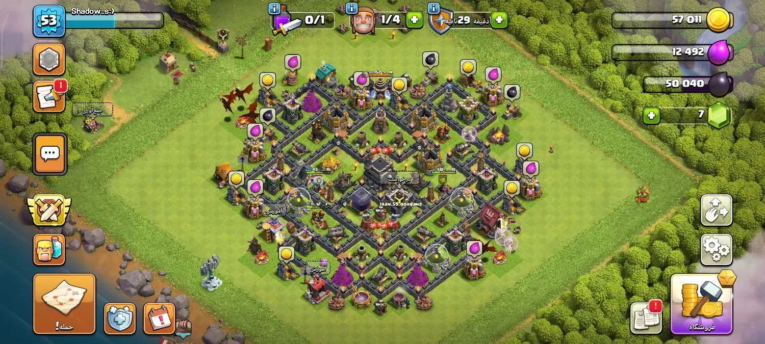 اکانت کلش تان9|کنسول، بازی ویدئویی و آنلاین|خمینی‌شهر, |دیوار