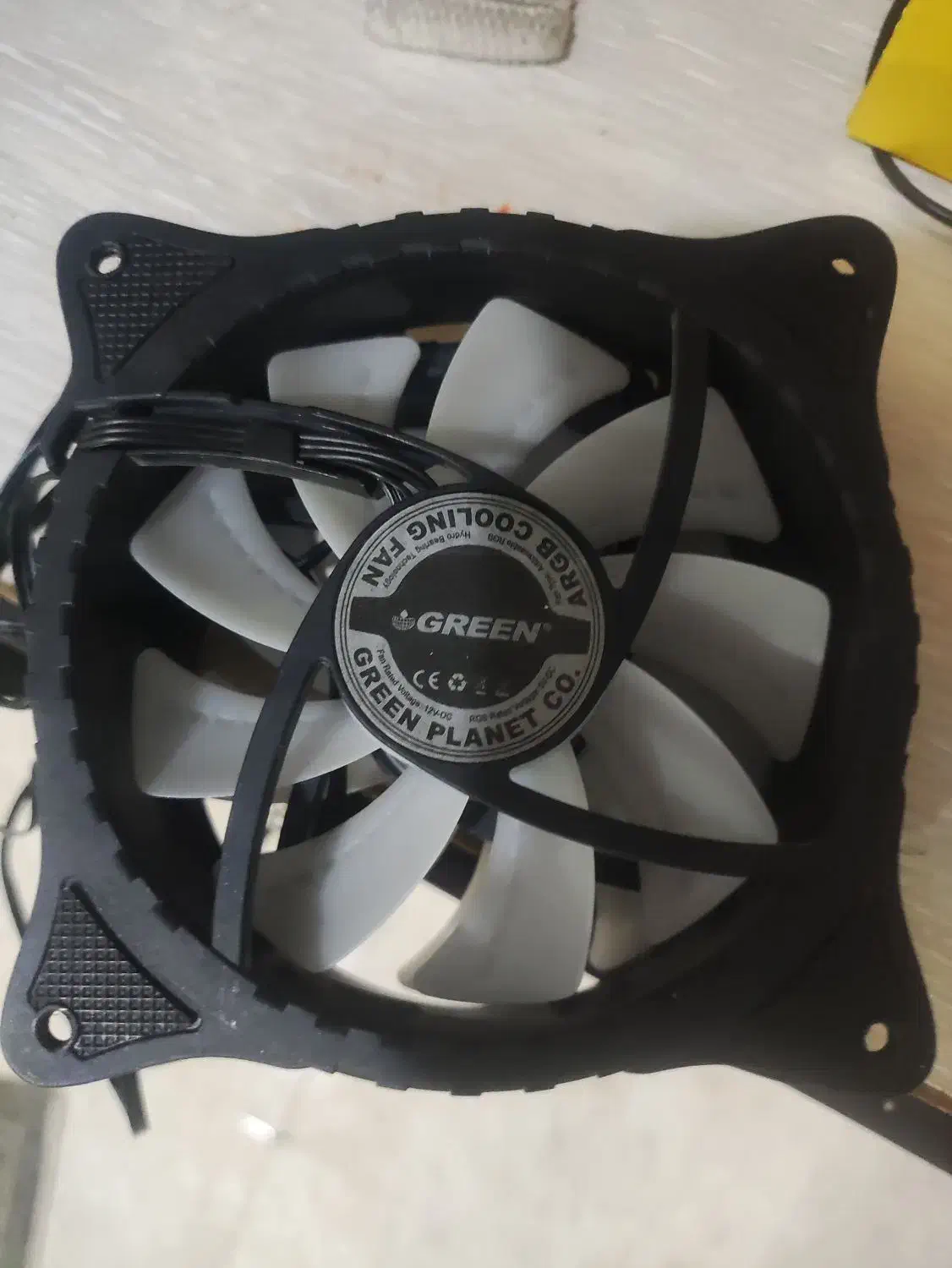 دو عدد فن green argb|قطعات و لوازم جانبی رایانه|دزفول, |دیوار