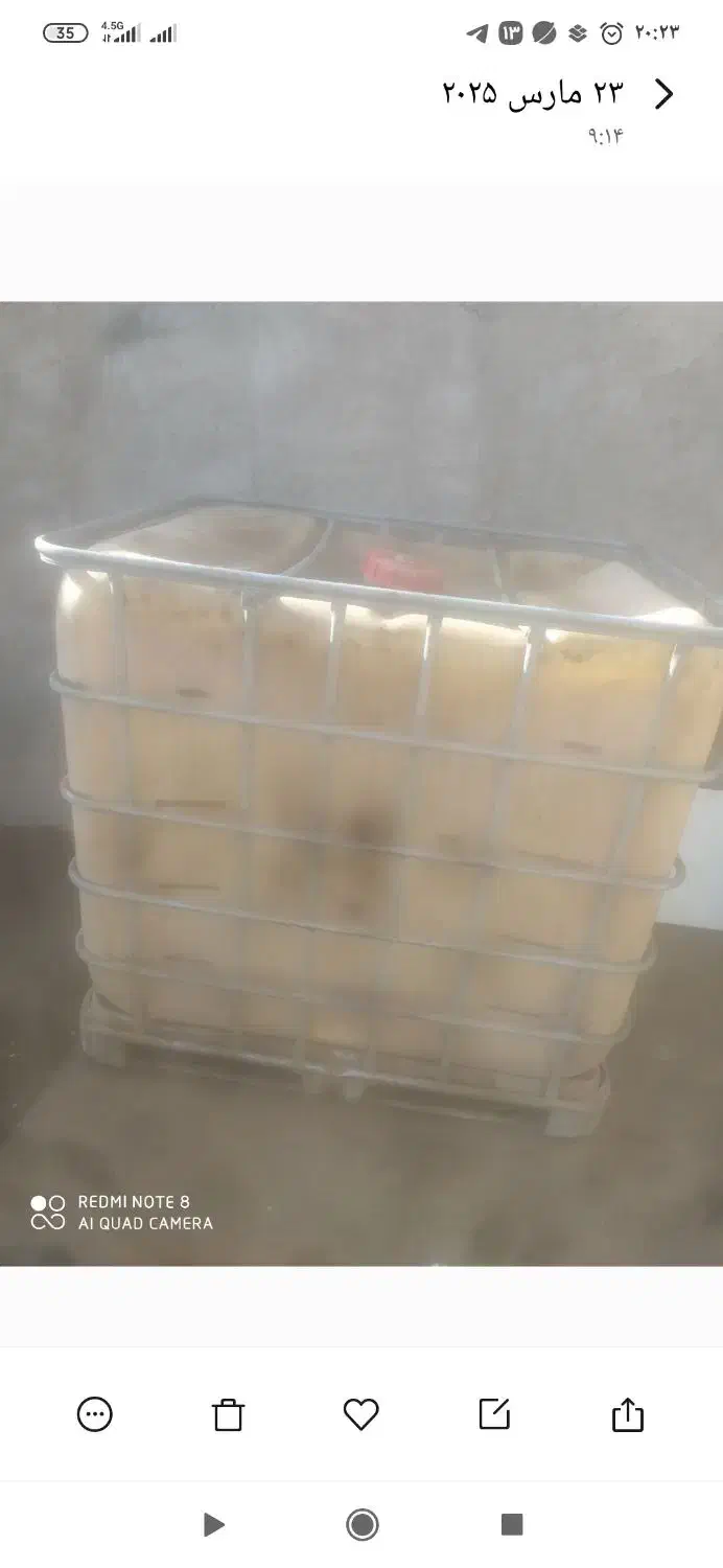 تانکر|ظروف نگهدارنده، پلاستیکی، یک‌بارمصرف|آران و بیدگل, |دیوار